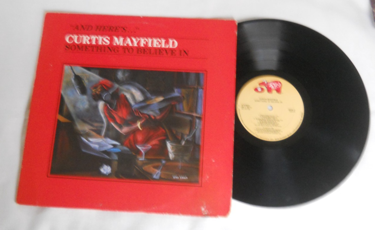 Curtis Mayfield-Something to Believe In-1980 RSO LP-Very Good Plus Vinyl A