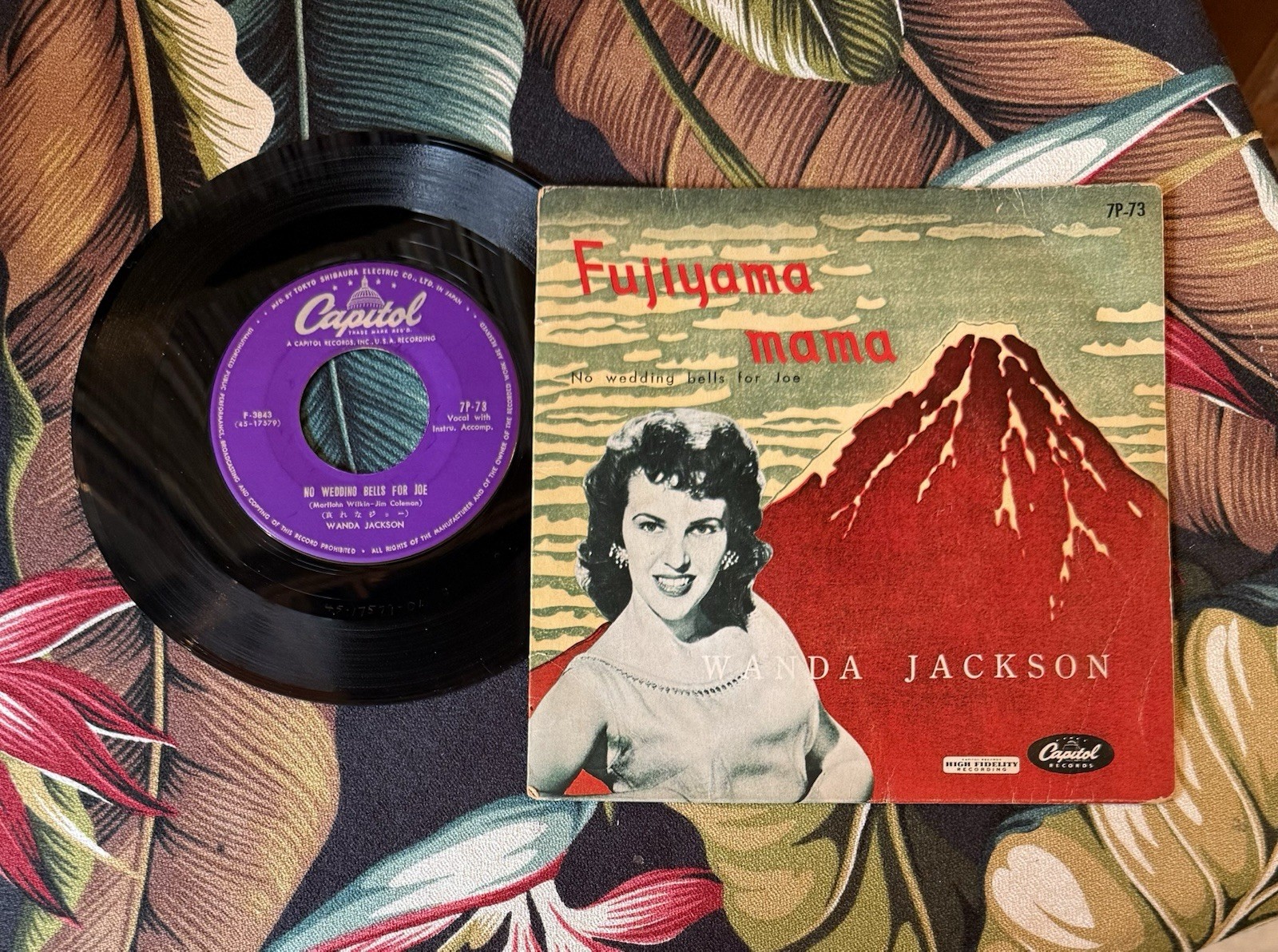 Wanda Jackson &ndash; Fujiyama Mama .. Japan 7&rdquo; 45 A