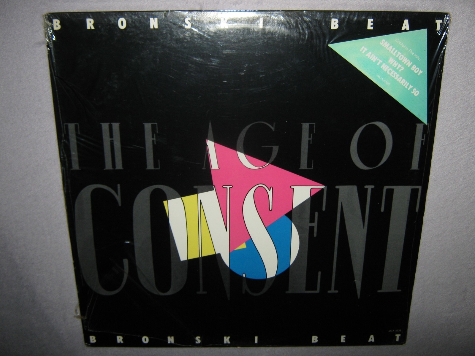 BRONSKI BEAT The Age of Consent PARTIAL SEALED NEW Vinyl LP Hit 1984 MCA-5538 A