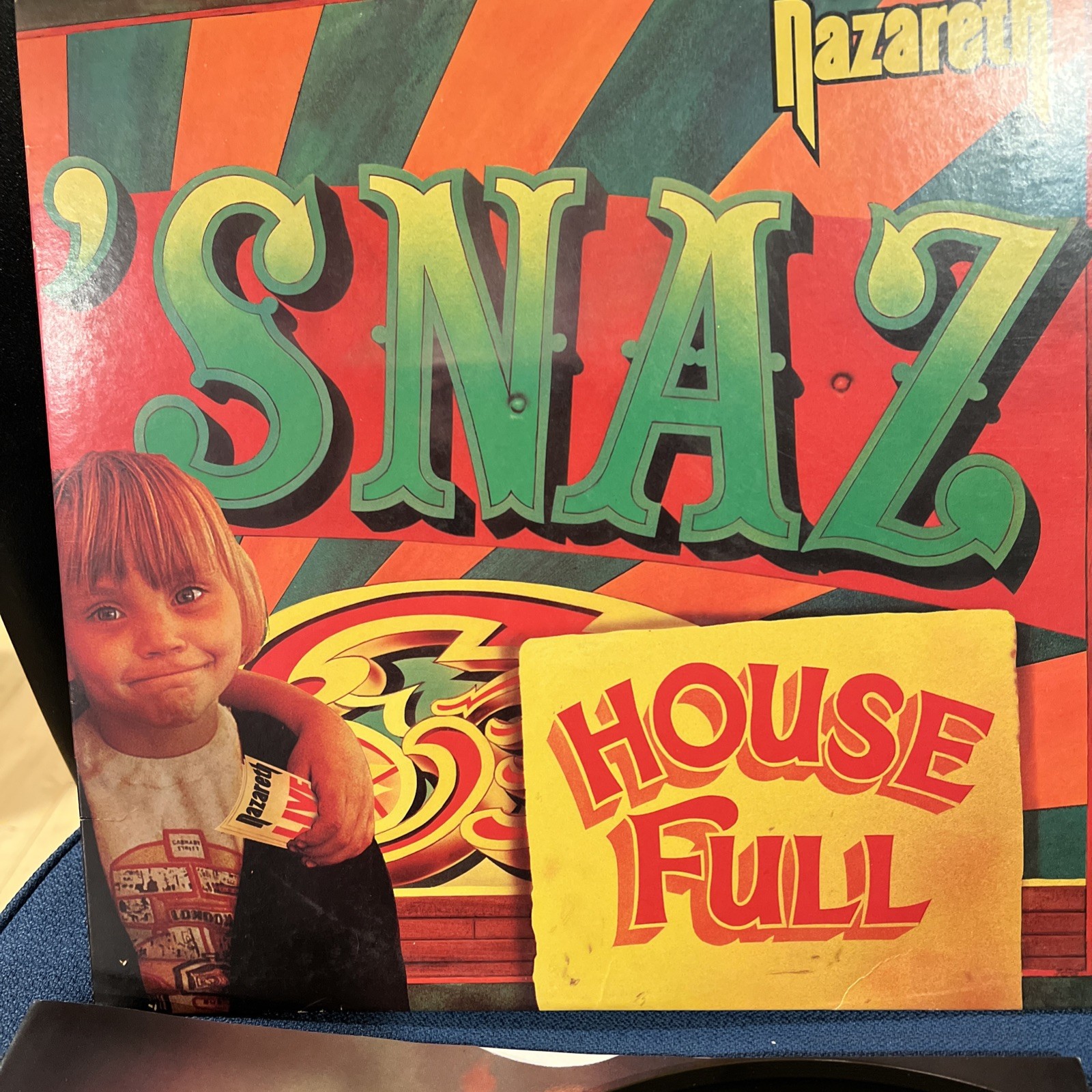 NAZARETH Snaz Original Live Double LP + POSTER from 1981 (A&M SP-6703). A