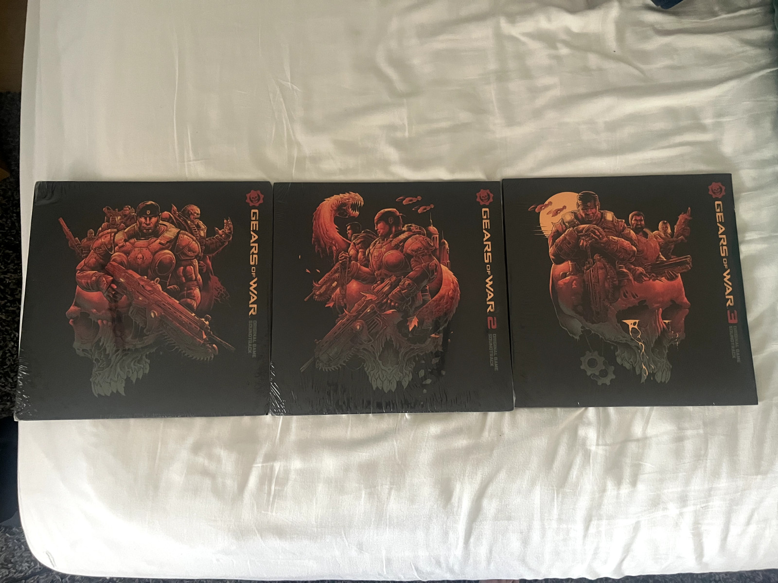 Gears of War Trilogy Original Soundtrack Vinyl Set &ndash; Sealed | Gears 1, 2 & 3 OST C A