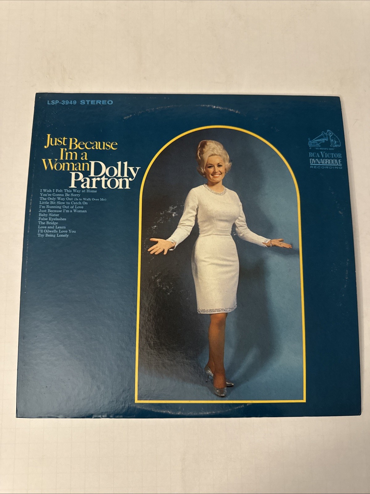 Dolly Parton - Just Because I'm A Woman LP 1968 RCA LSP-3949 1st Press VG+ A