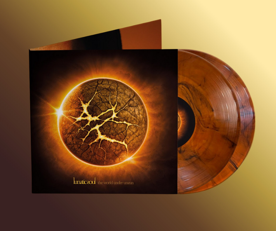 LUNATIC SOUL - The World Under Unsun - AMBER SMOKE LP NEW unknown 199 A