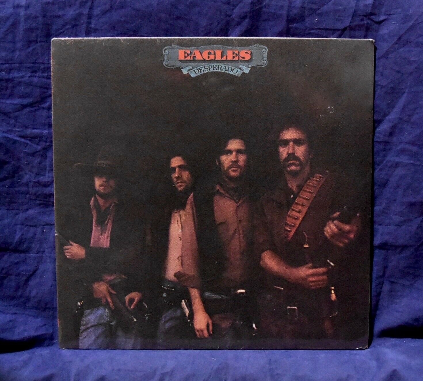 EAGLES DESPERADO ORIGINAL FIRST PRESS TEXTURED COVER STILL FACTORY SEALED 1973 A