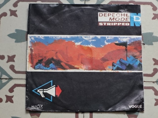 DEPECHE MODE - Stripped/But Not Tonight 7" FRANCE P/S 1986 Mute/Vogue A