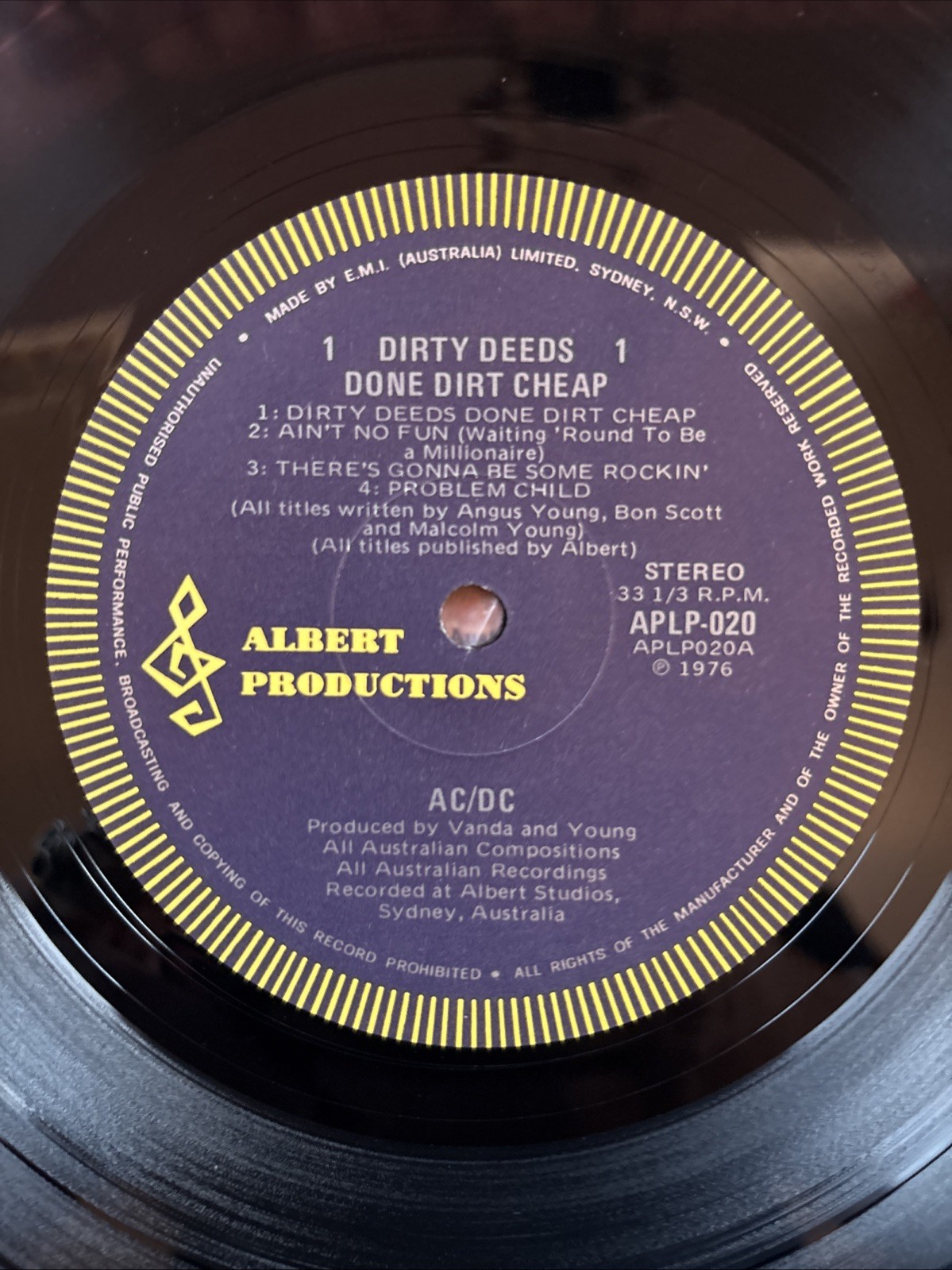 popsike.com - AC/DC Dirty Deeds Done Dirt Cheap Lp Australian Press ...