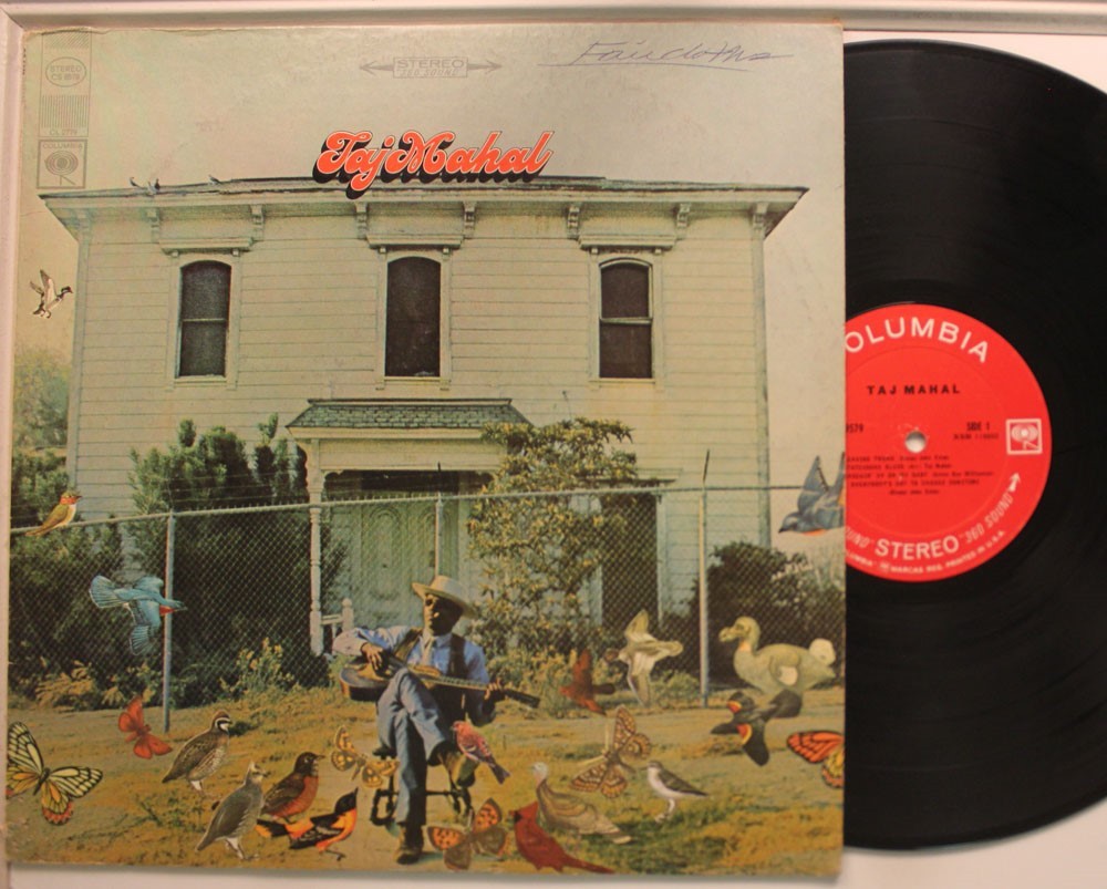 Taj Mahal Lp Self - Titled On Columbia - Vg+/ Vg++ A