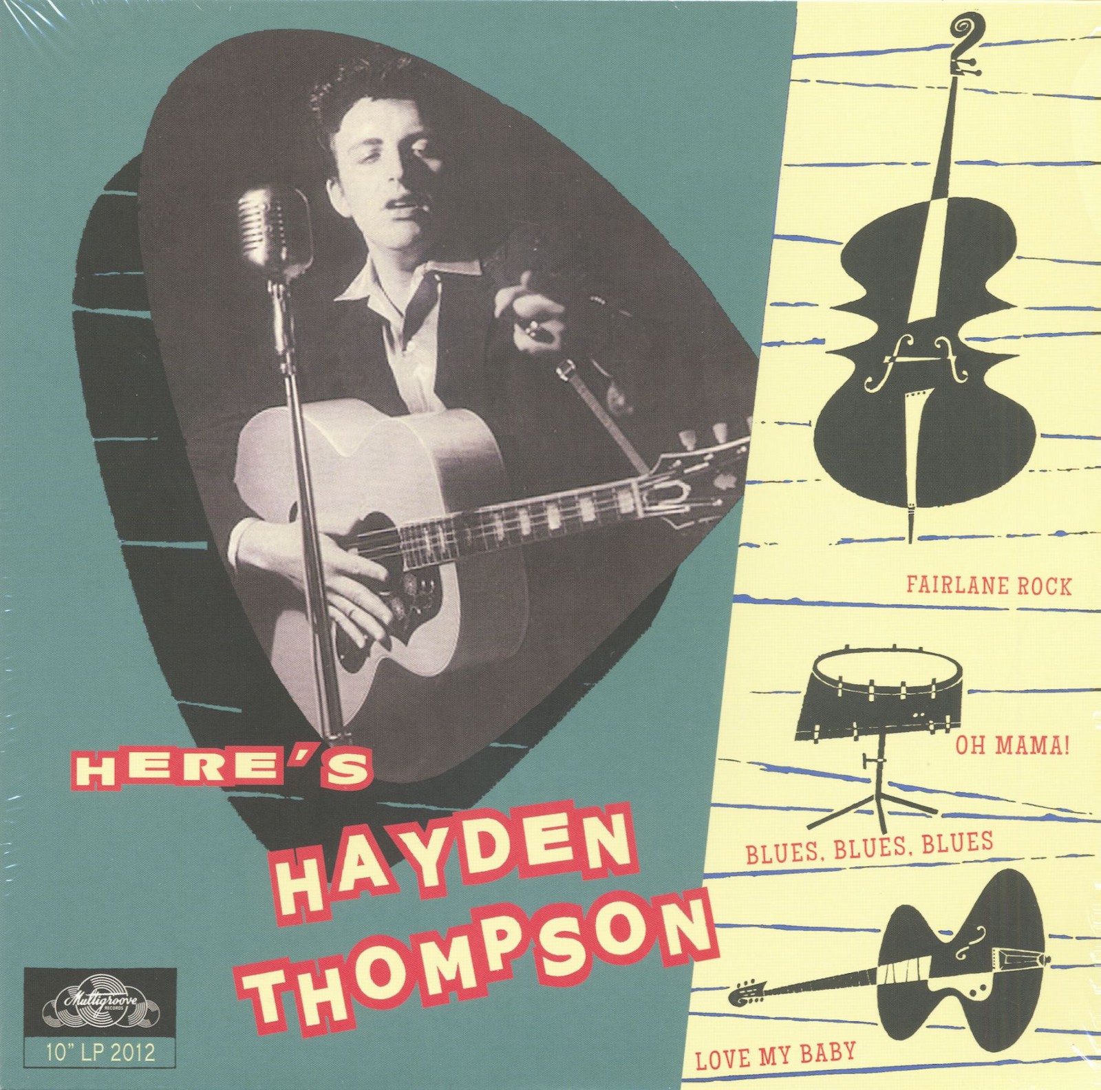 Hayden Thompson - Here's Hayden Thompson (LP, 10inch) - Vinyl Rock & Roll A