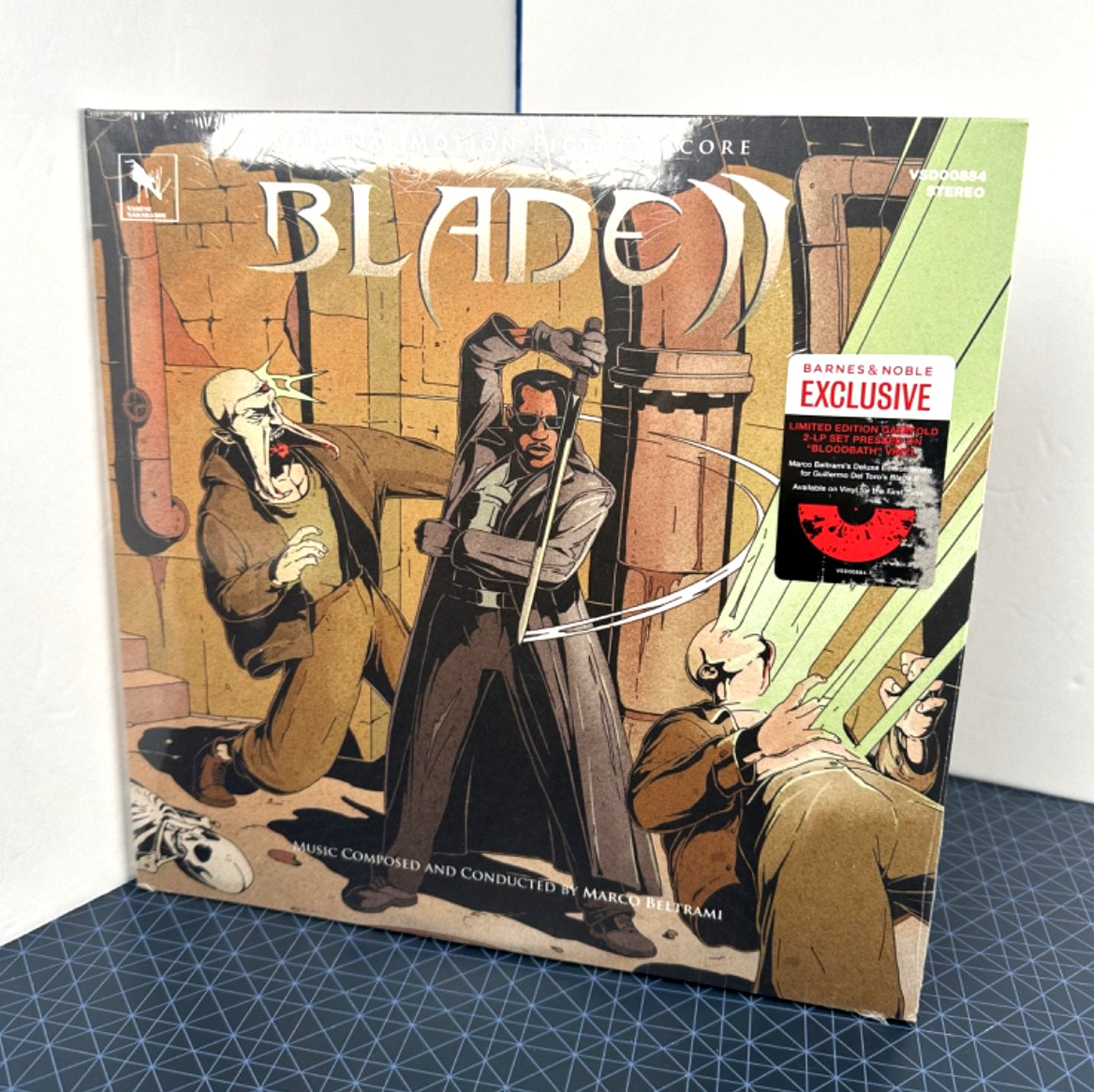Blade II Original Soundtrack Score (2xLP Bloodbath Ex. Vinyl, 2025, Marvel) NEW