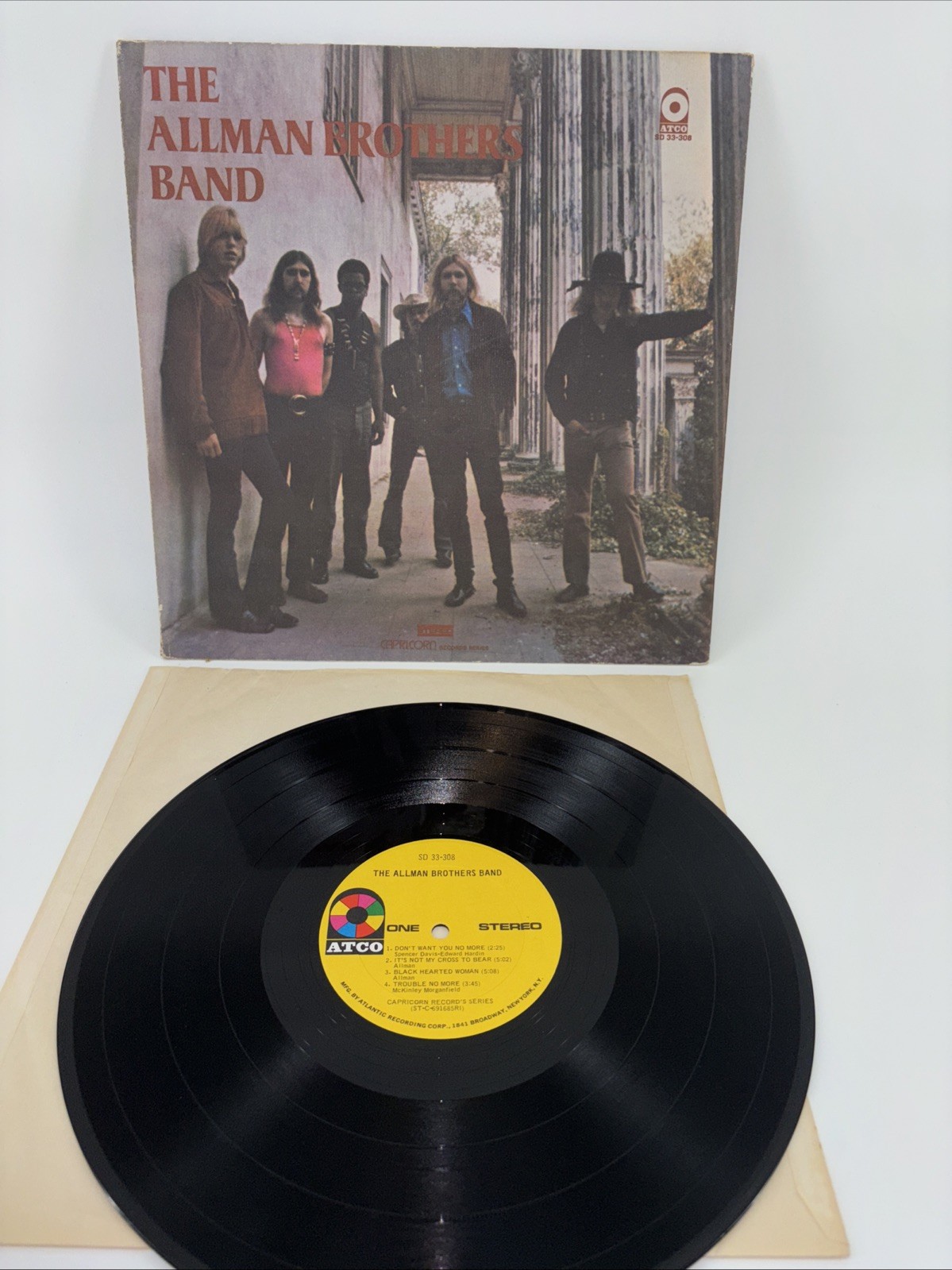Allman Brothers Band First Album First Pressing SD 33-308 A