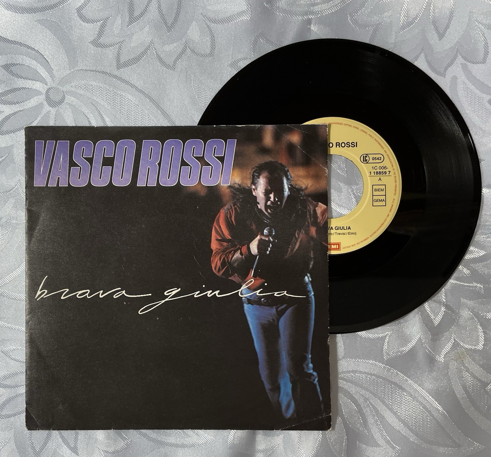 VASCO ROSSI - BRAVA GIULIA - CIAO - VINILE 7" - GERMANIA 1991 A