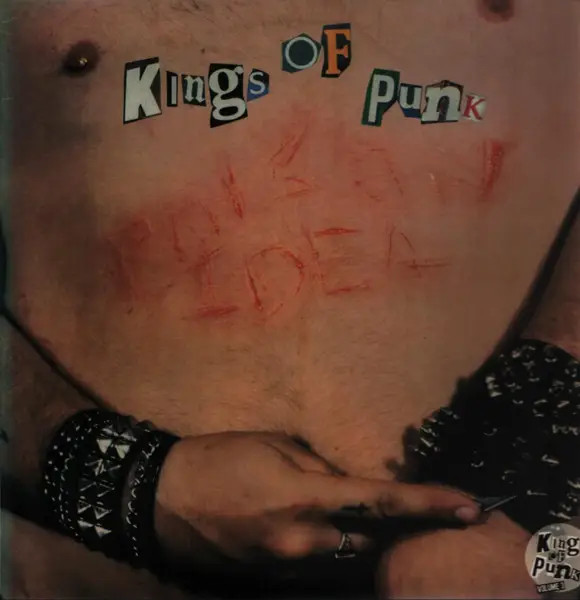 Poison Idea Kings Of Punk ORIGINAL WITH POSTER NEAR MINT Pusmort Vinyl LP A