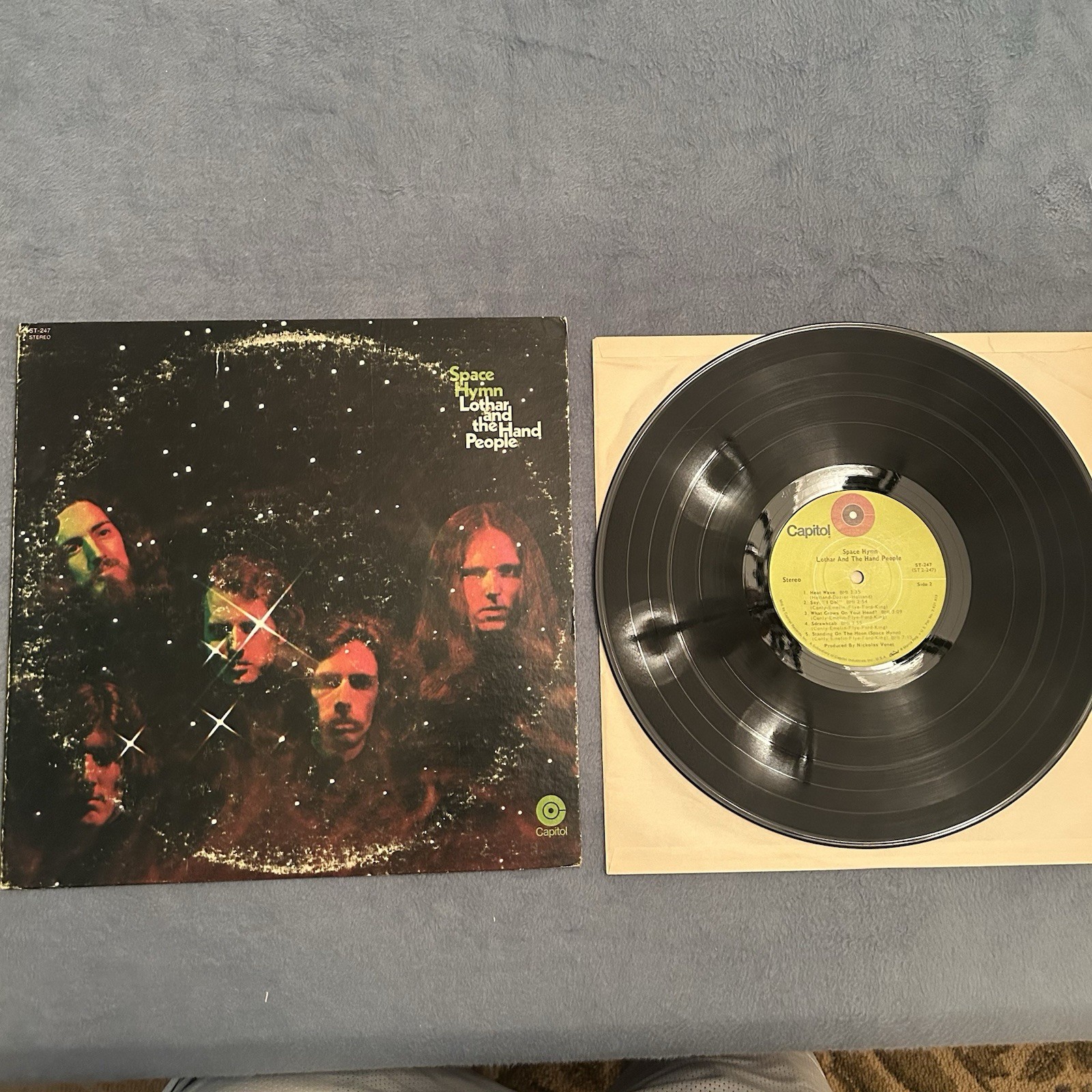 Space Hymn Lothar And The Hand People ST 247 Vinyl Record Capitol First Press A