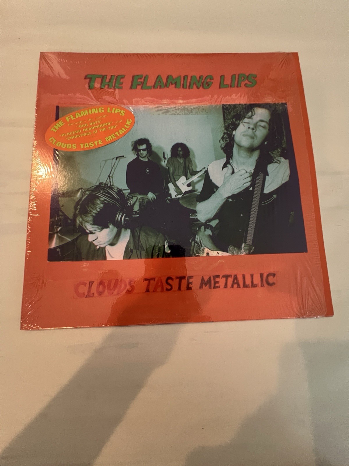 The Flaming Lips, Clouds Taste Metallic, 1995, 12&rdquo; Green Vinyl, Play Tested, NM A