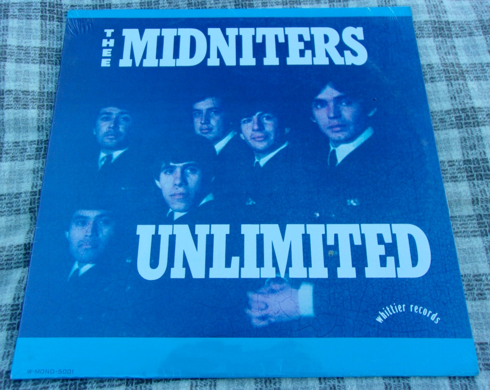 Thee Midniters "Unlimited" Still Sealed 1967 Garage LP Whittier W-5001 Mono A
