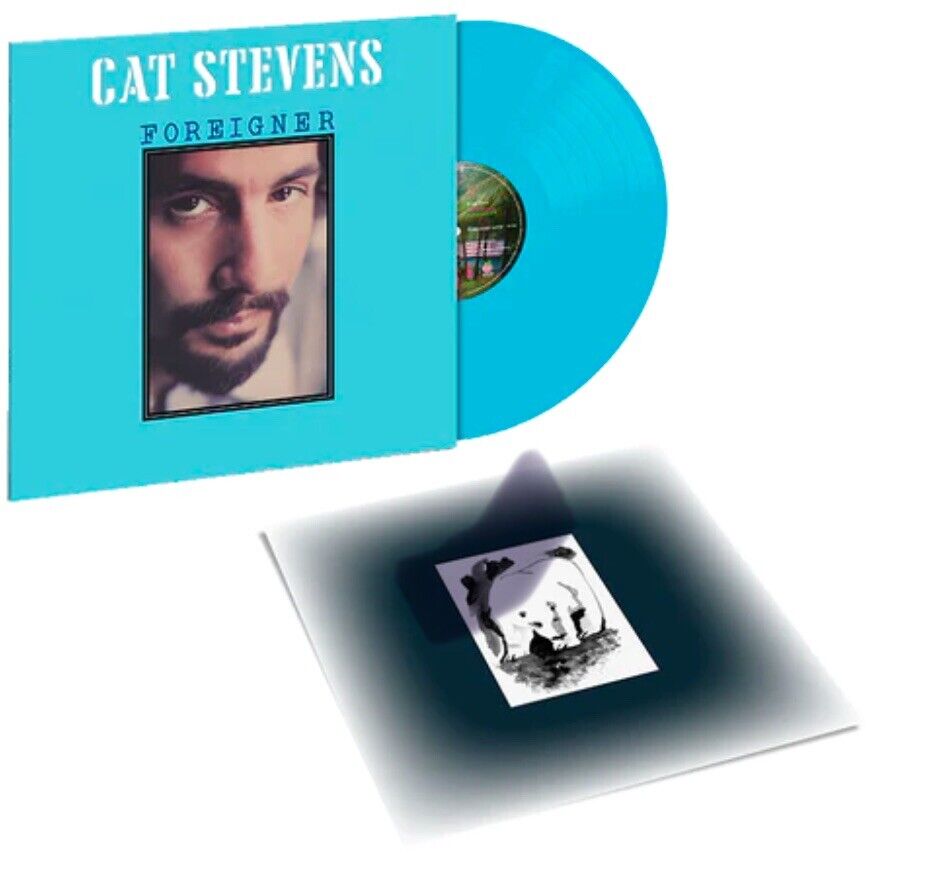 Cat Stevens (Yusuf) Foreigner 180g Limited Edition Blue Vinyl LP Record Rare NEW