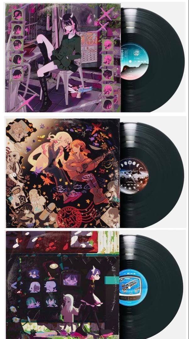 Zutomayo Gusare & Jinkougaku & Hisohiso Banashi Vinyl Limited Edition Set of 3
