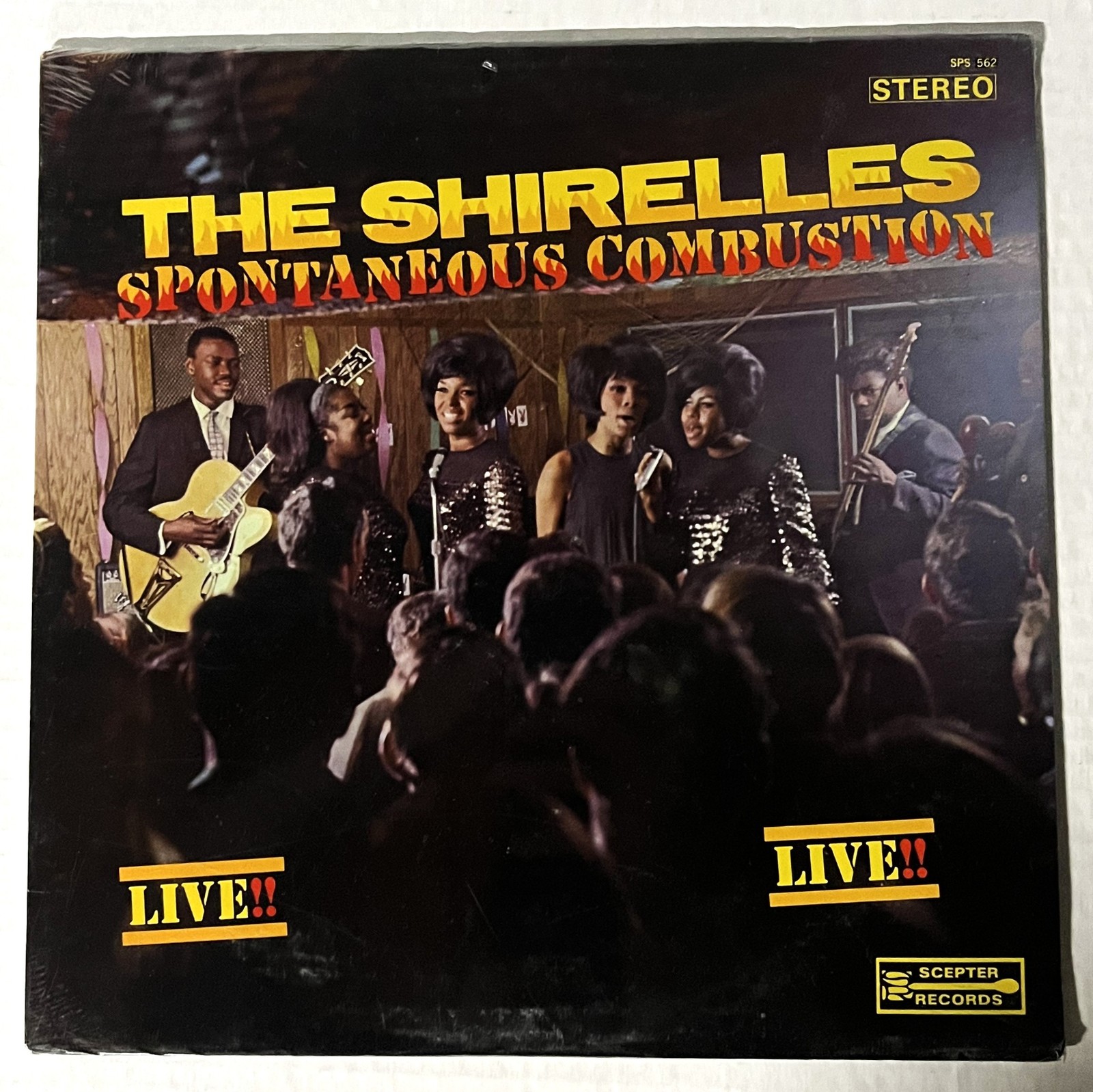 The Shirelles-Spontaneous Combustion Live-ORIG. 1967 US Scepter LP-SEALED A