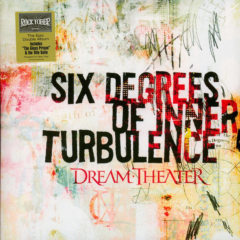 Dream Theater - Six Degrees Of Inner Turbulence Clear Vinyl (2002 - Reissue)