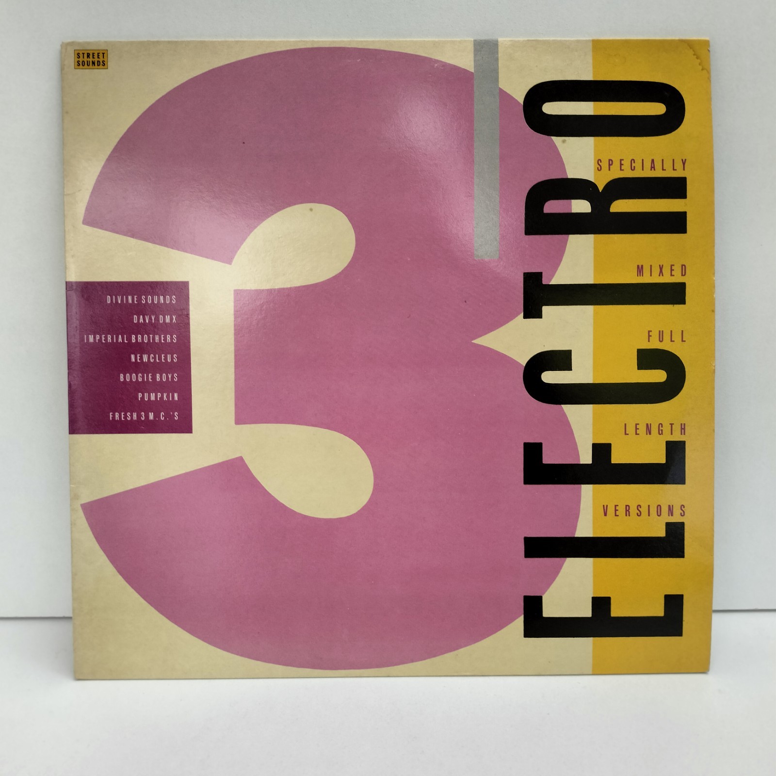 Street Sounds Electro 3 LP Record Vinyl Album Compilation 1983 ELCST 3 A1 B2 A