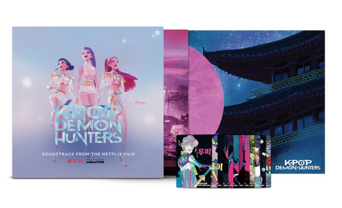 K Pop Demon Hunters S&rsquo;track- Smokey Fuchsia Vinyl - Oz Seller, *IN HAND* Sealed A