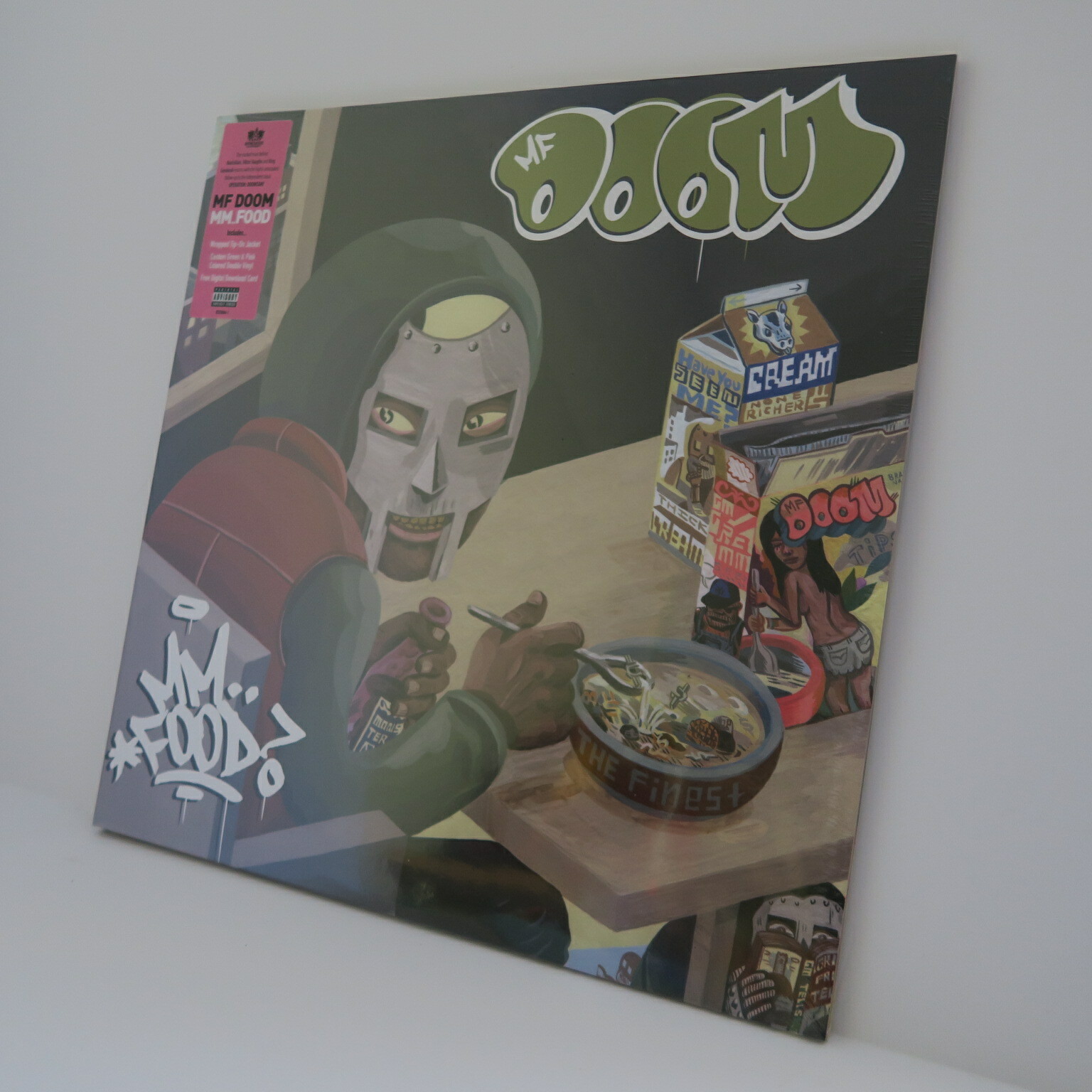 BRAND NEW RARE MF DOOM MM FOOD Pink & Green Colored Vinyl New Sealed 2LP A