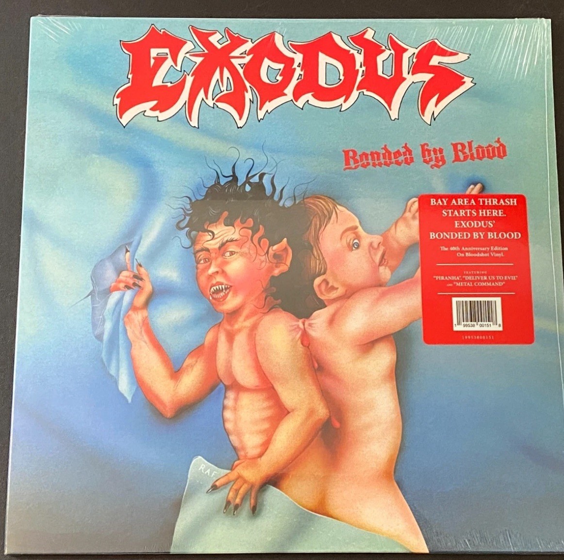EXODUS - BONDED BY BLOOD Limited Edition BLOODSHOT Vinyl Classic Thrash Metal A