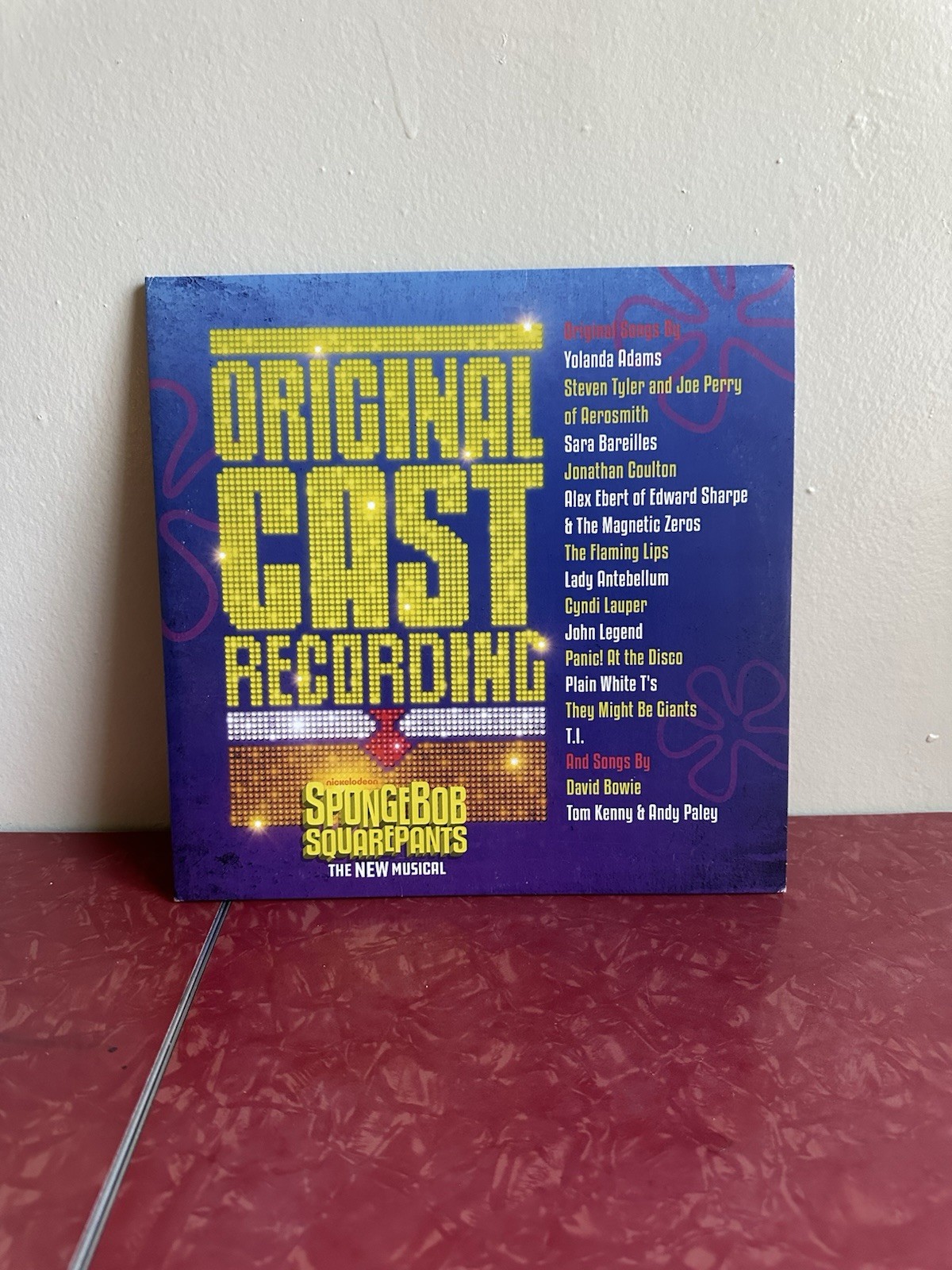 *SIGNED* SpongeBob SquarePants: The New Musical Cast Recording 2X Yellow Vinyl A