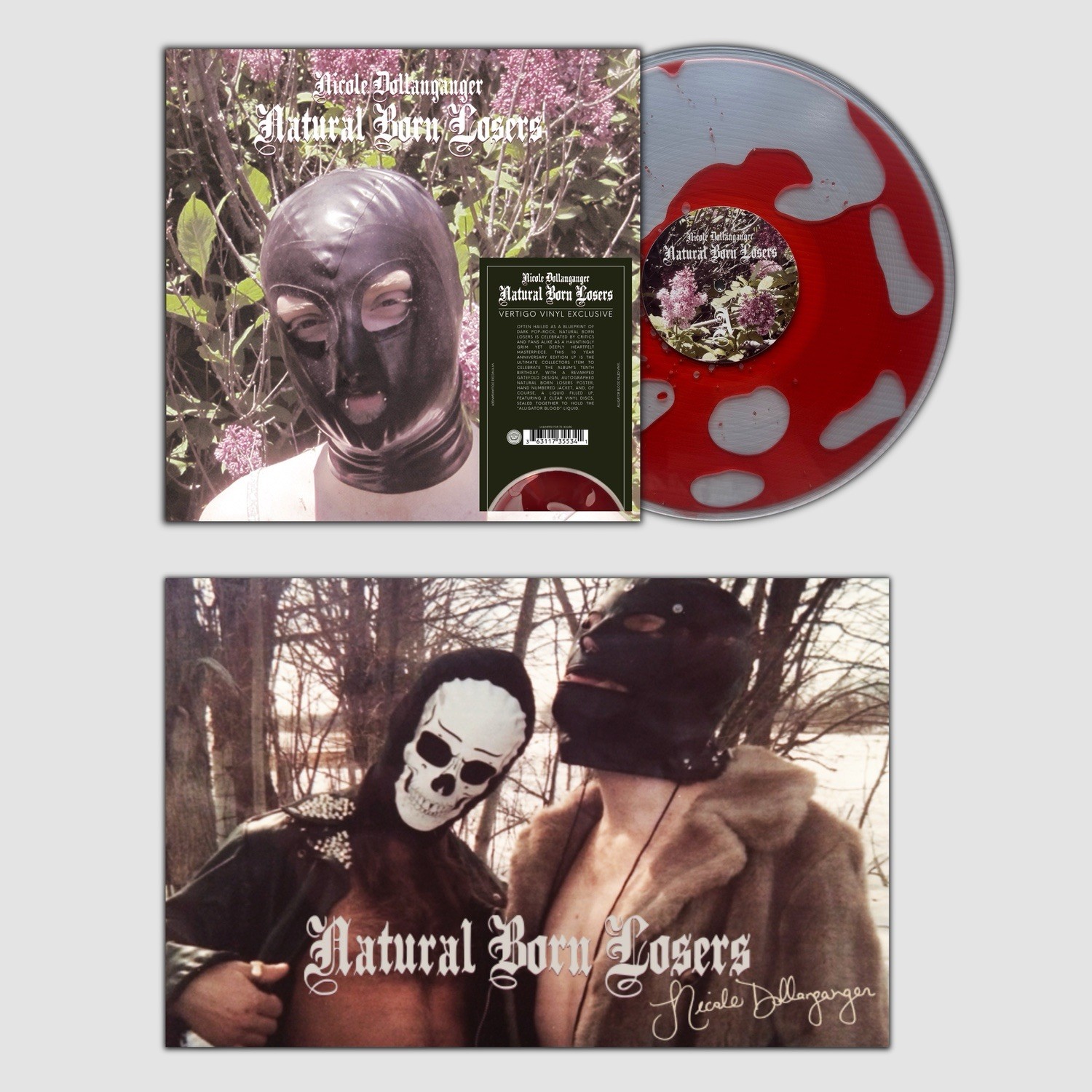 Nicole Dollanganger Natural Born Losers Blood Filled Vinyl SIGNED Poster PRESALE A