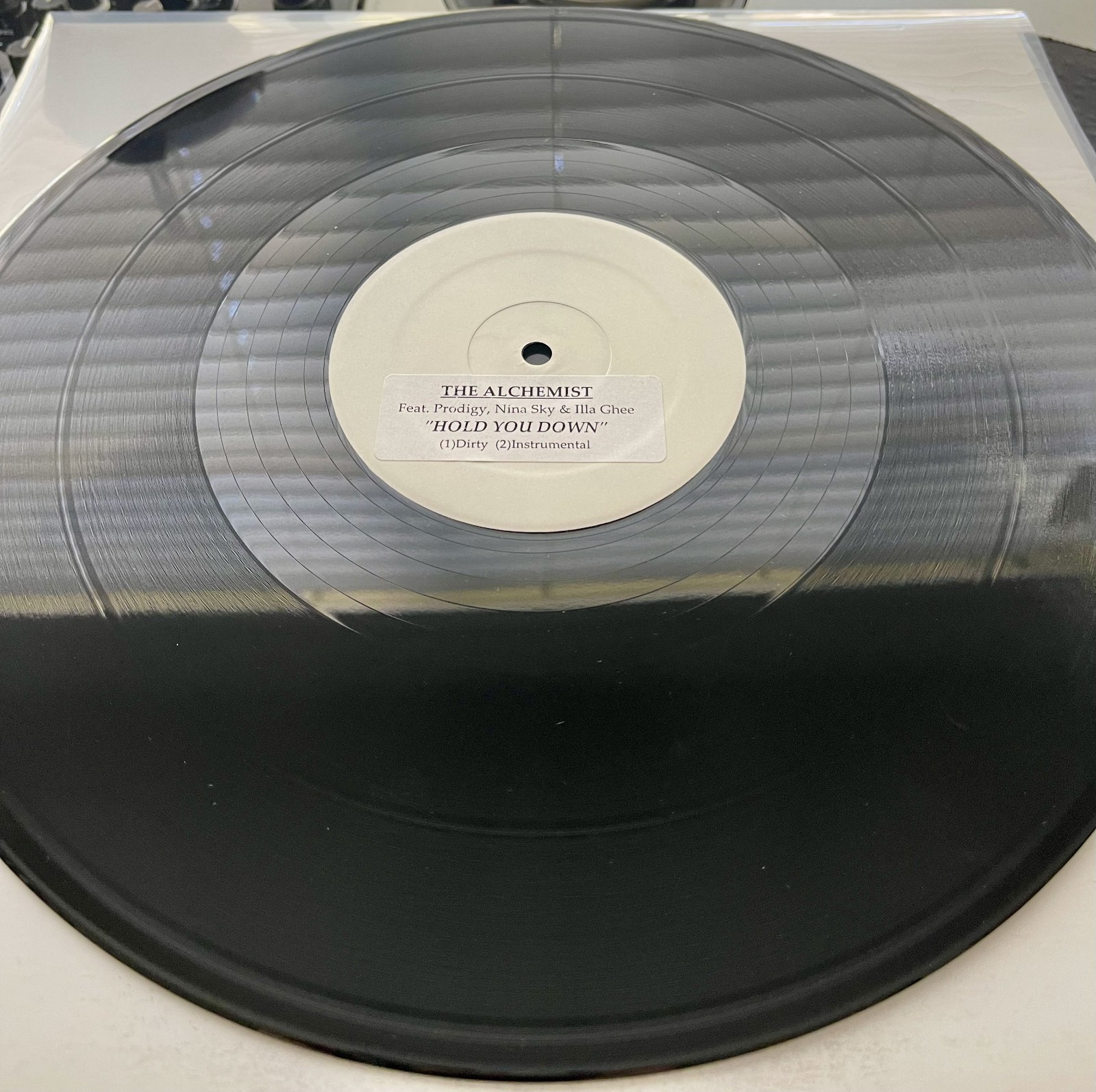 The Alchemist & Mobb Deep &ndash; Hold You Down OG 2004 Press WLP 12" TEST PRESS VG+ A