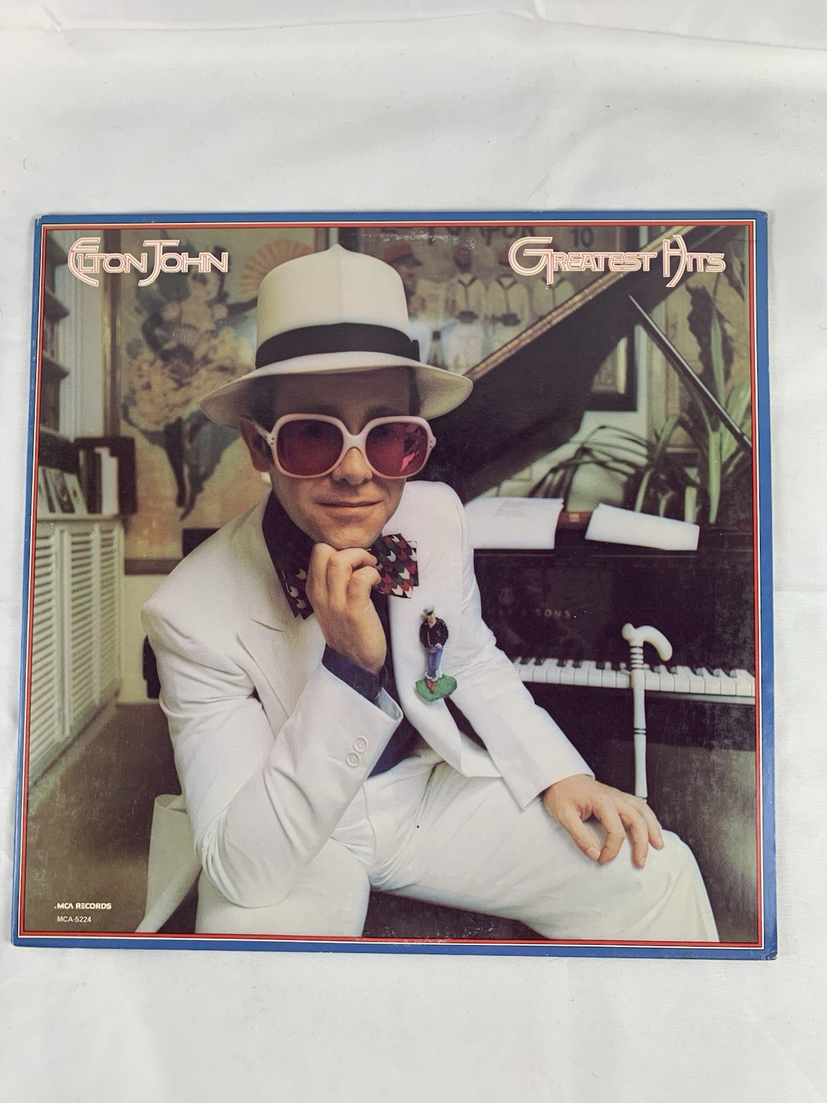 ELTON JOHN GREATEST HITS 1974 Vinyl LP Record Album Pop Rock EX A