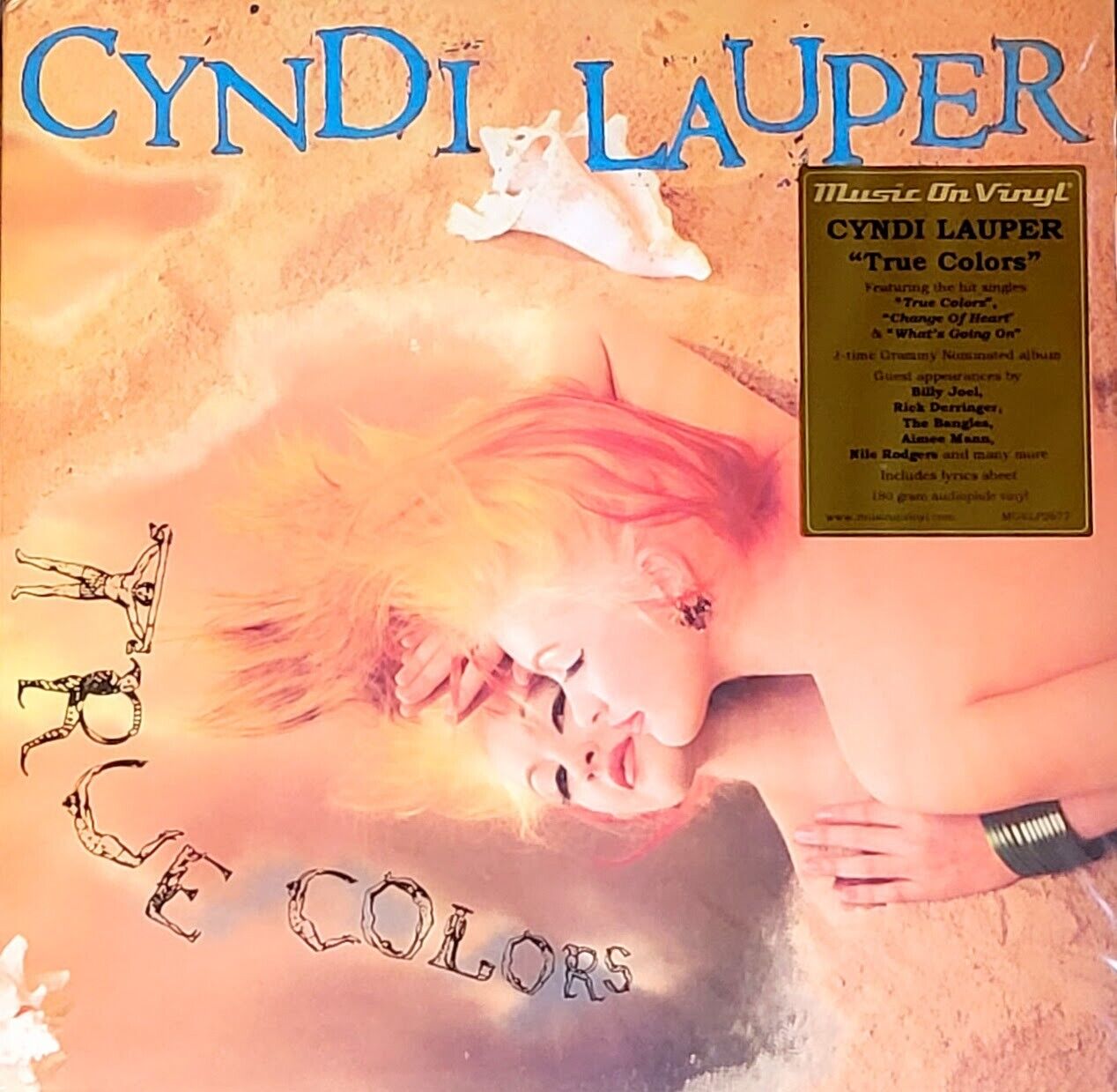 CYNDI LAUPER TRUE COLORS - 180-GRAM VINYL LP " NEW, SEALED " A