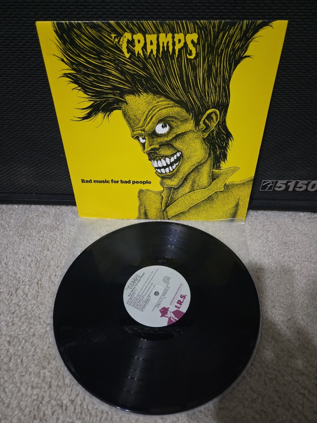 The Cramps Bad Music For Bad People Lp Vinyl OG 1984 1st I.R.S. Press EX/NM- Wax A