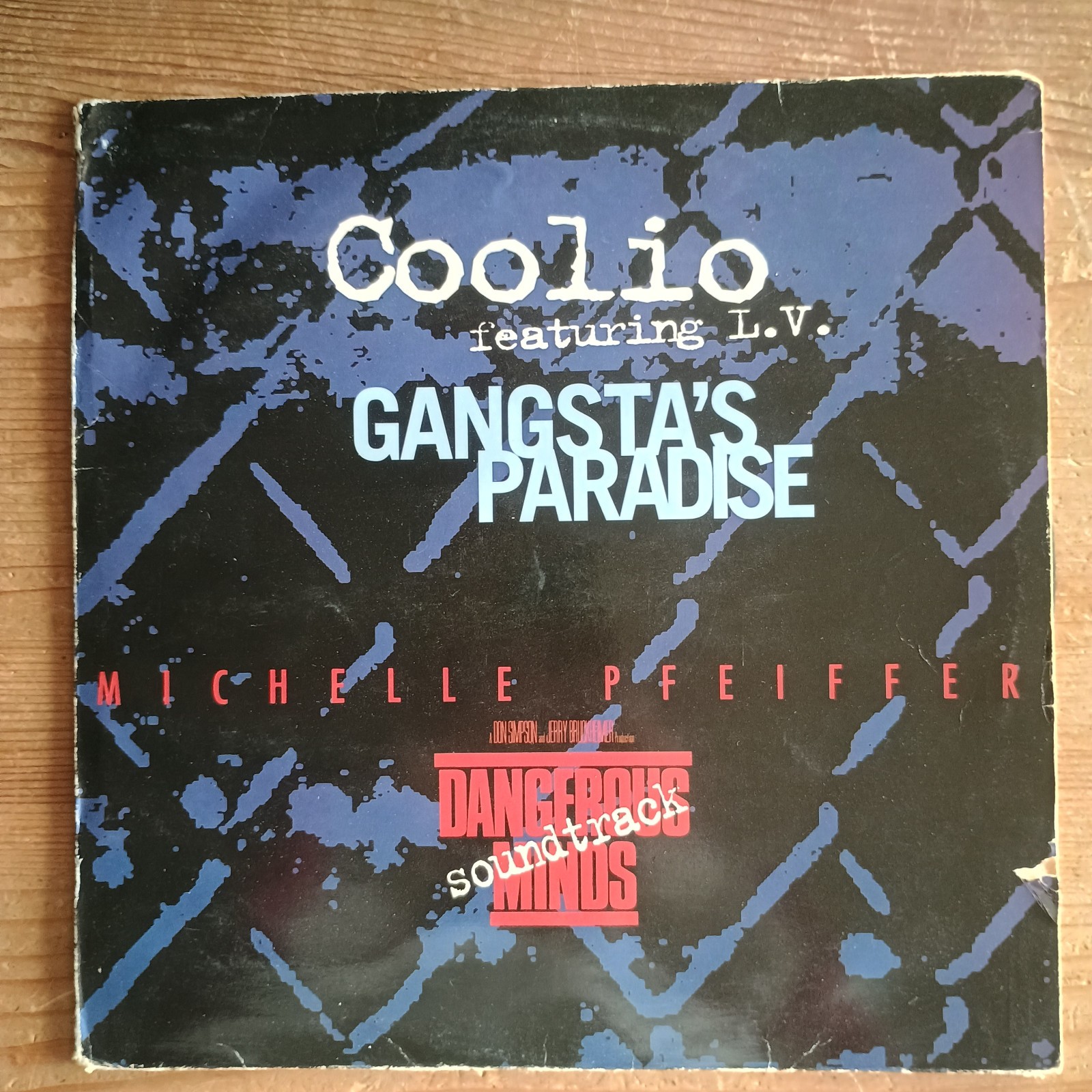 Coolio Featuring L.V. &lrm;&ndash; Gangsta's Paradise 12" EU-1996 1st PRESS VG+/G A