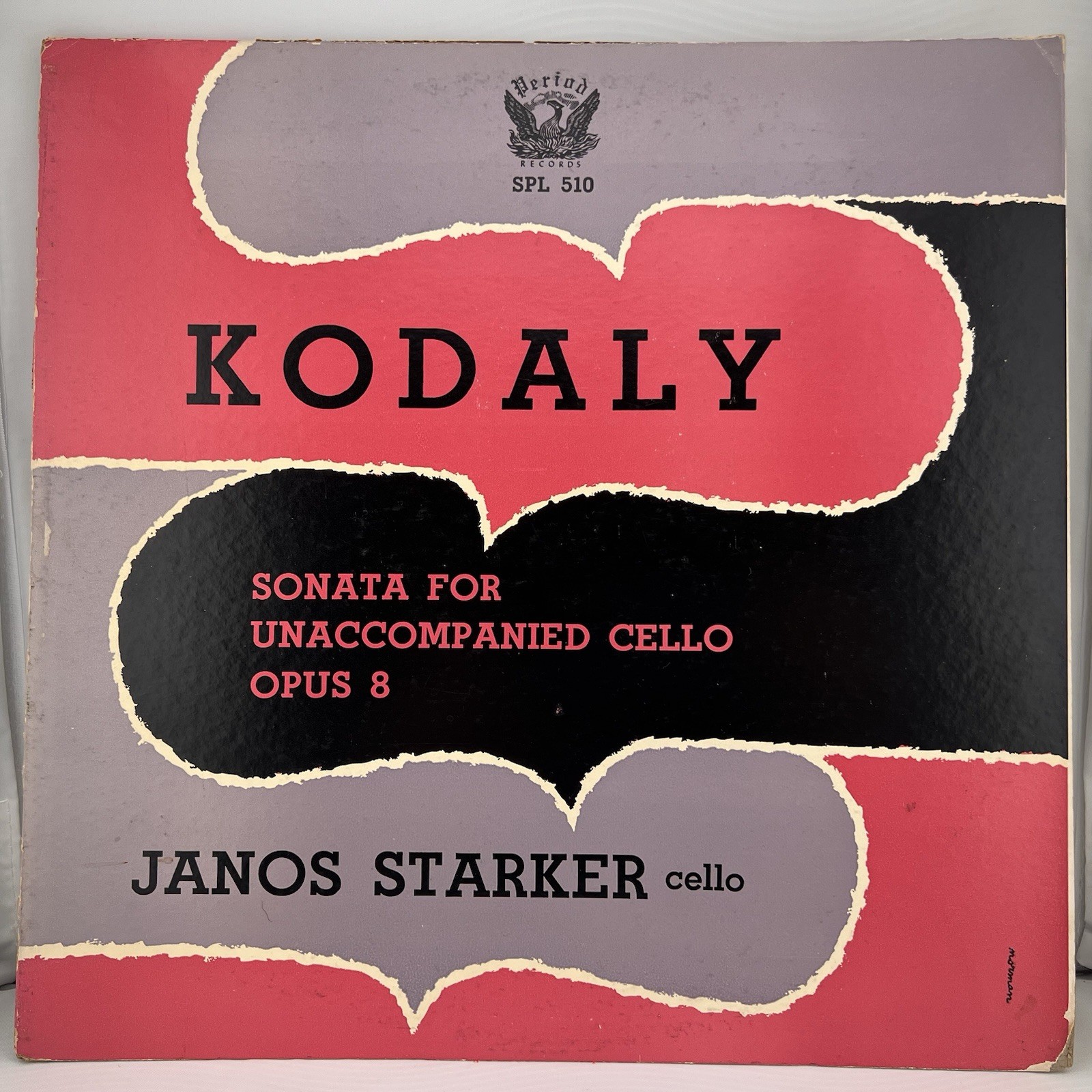 Janos Starker Kodaly Sonata For Unaccompanied Cello Opus 8 Classical Vinyl LP A