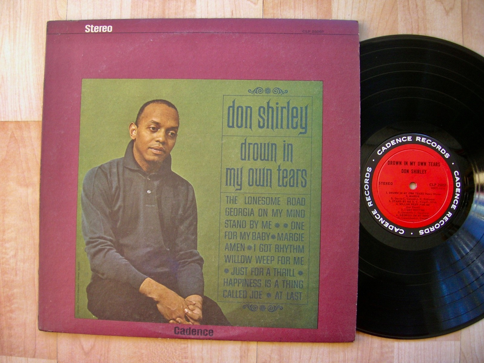 DON SHIRLEY drown in my own tears Cadence CLP 25057 orig 1962 EX A