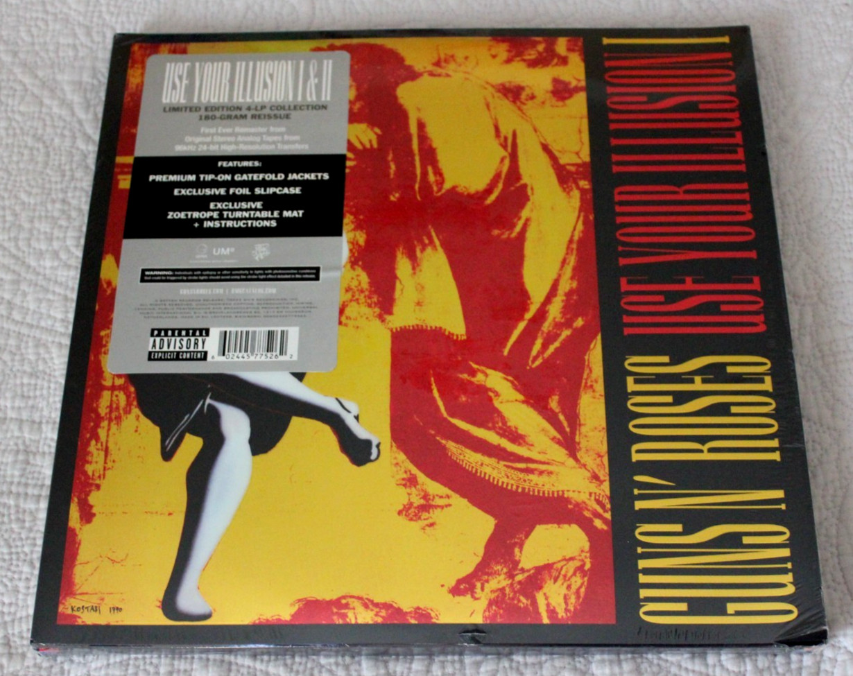 Guns N' Roses - Use Your Illusion I & II (4-LP Colored Vinyl w/TTable Mat) A