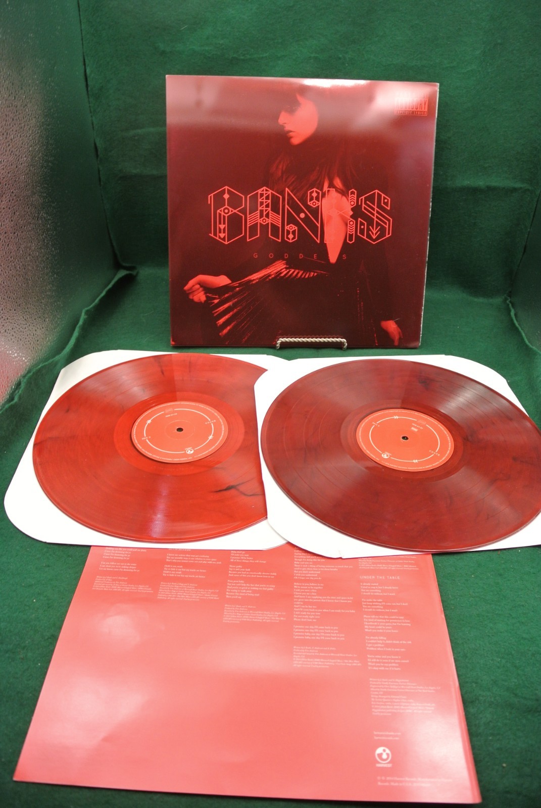 BANKS- GODDESS 2 LP RED MARBLED VINYL RARE A