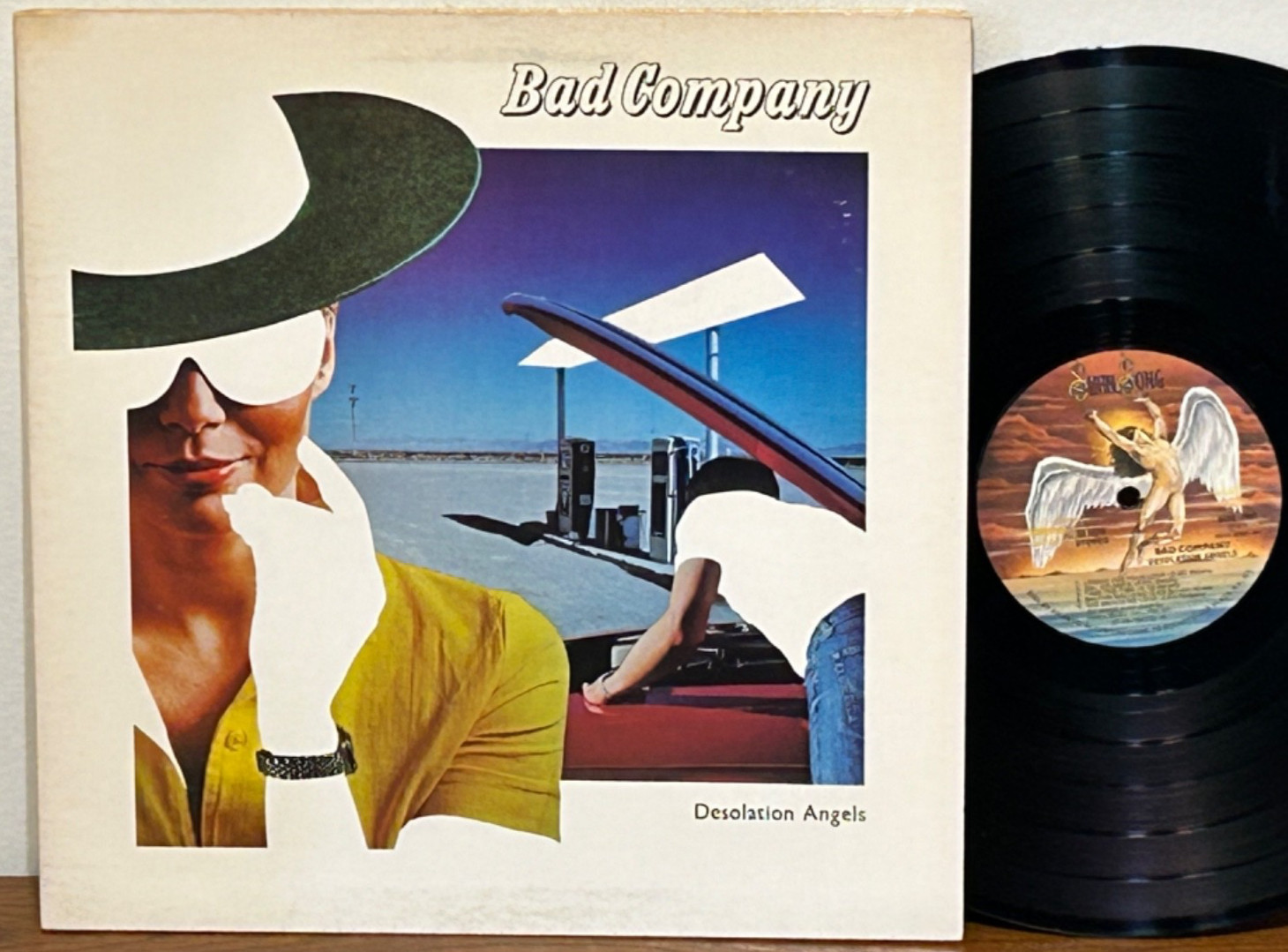BAD COMPANY Desolation Angels 1979 SWAN SONG Hard Rock LP VG+ Tested OG Inner A