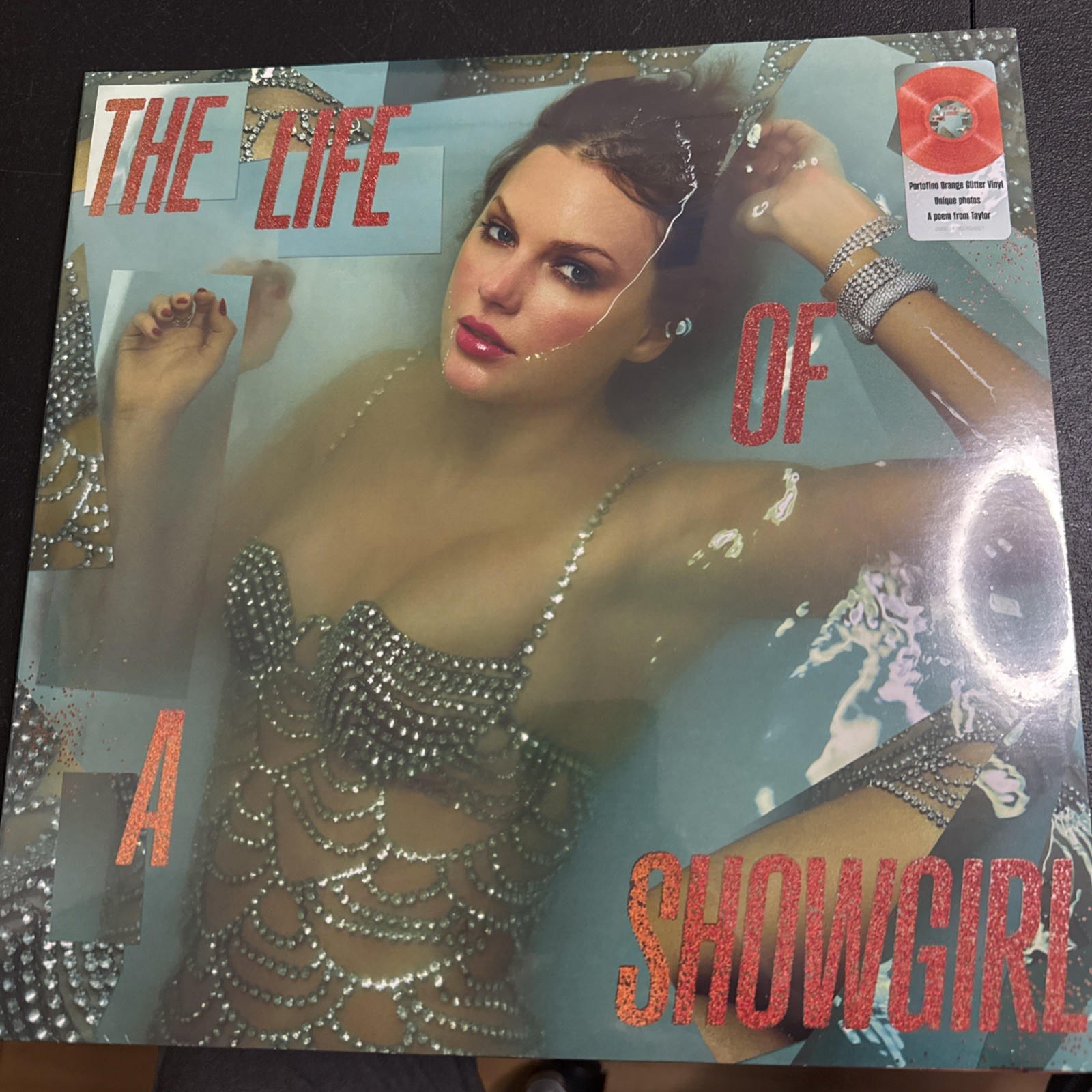 Taylor Swift - The Life of a Showgirl [Orange Glitter Vinyl] [New Vinyl LP] 2025 A
