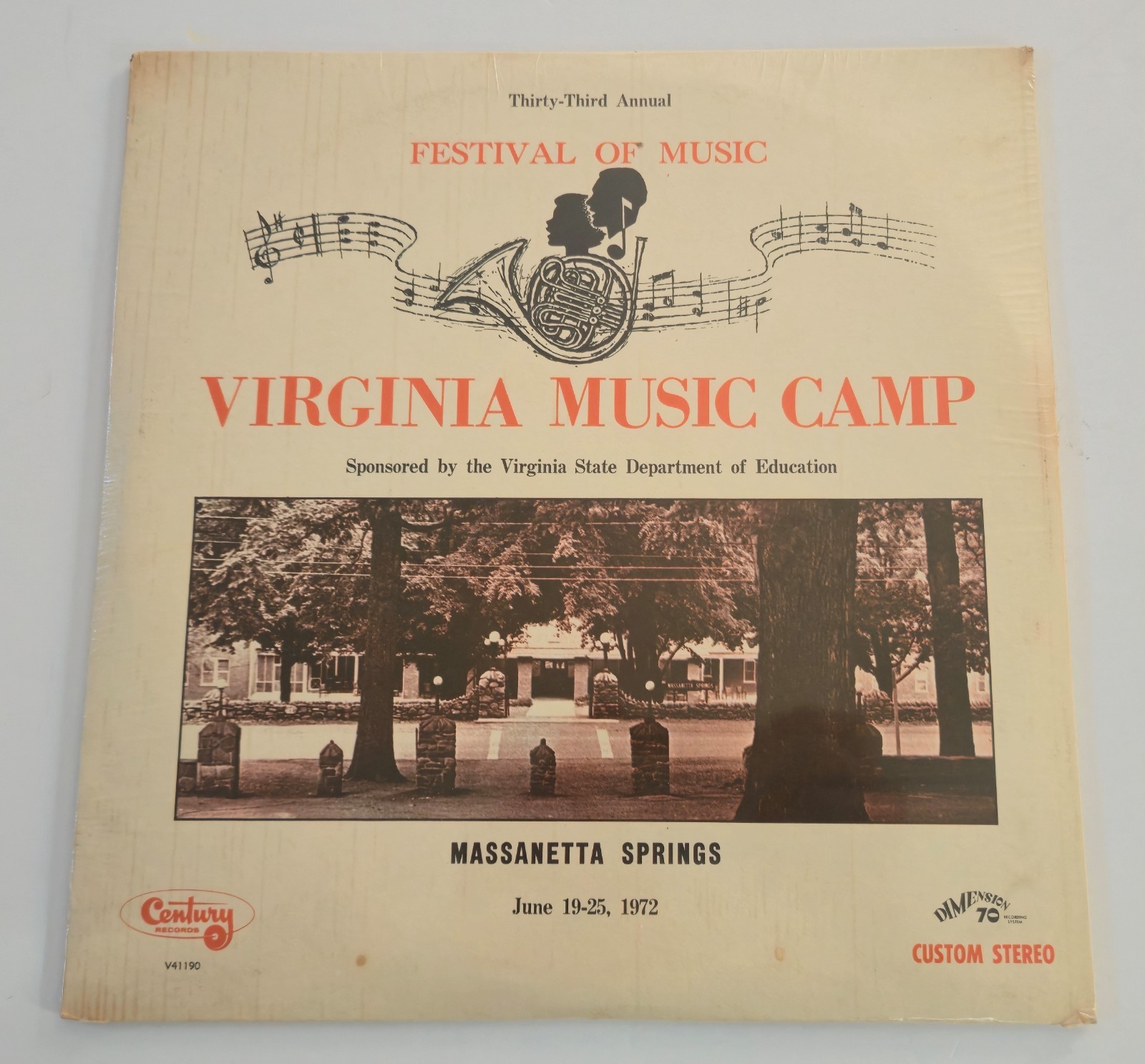 VIRGINIA MUSIC CAMP Festival Of Music 1972 Vinyl 2 LP Album SEALED Massanetta A