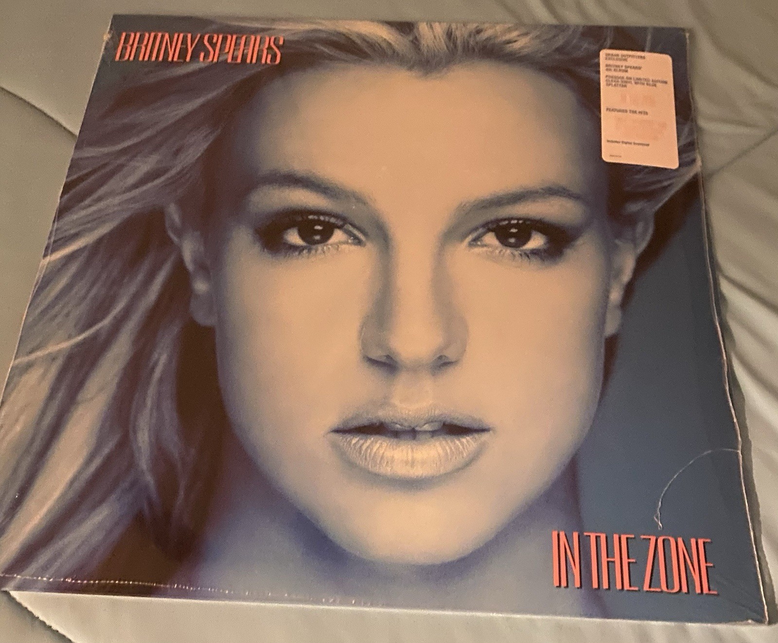 BRITNEY SPEARS In The Zone - CLEAR W/ BLUE SPLATTER Vinyl LP- SEALED/NEW A