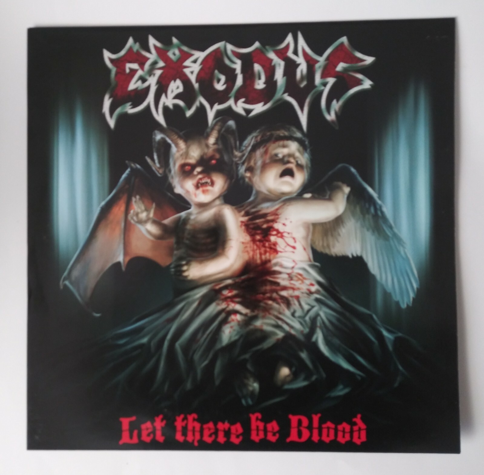 EXODUS (LET THERE BE BLOOD) RARE 2008 HAND NUMBERED BLOOD RED VINYL LP RECORD A