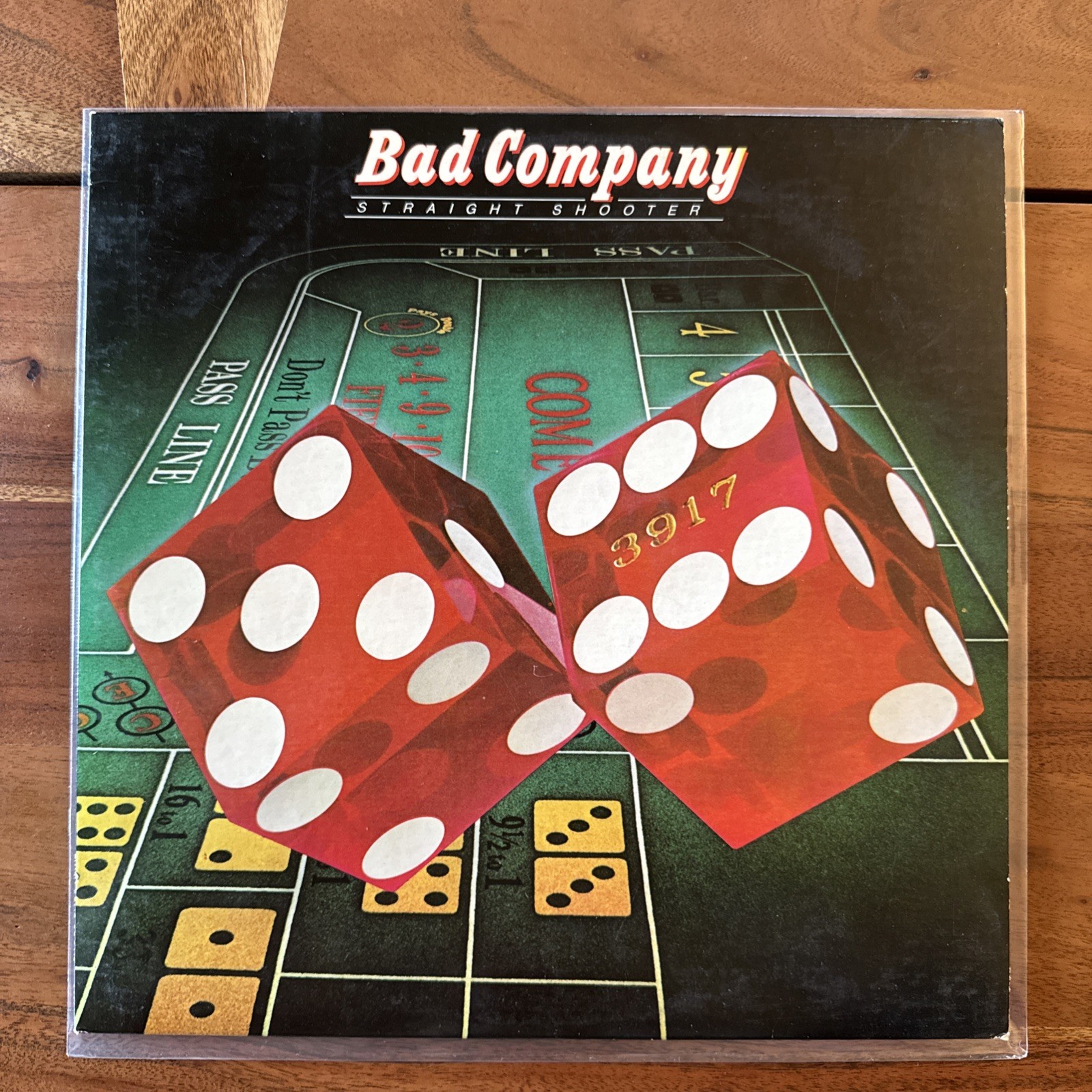Bad Company Straight Shooter Vinyl LP 1st US Press Sean Song VG+/VG+ OG Inner A