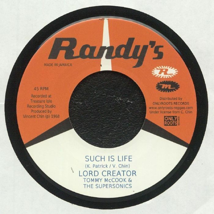 LORD CREATOR/TOMMY McCOOK/THE SUPERSONICS - Such Is Life - Vinyl (7") A