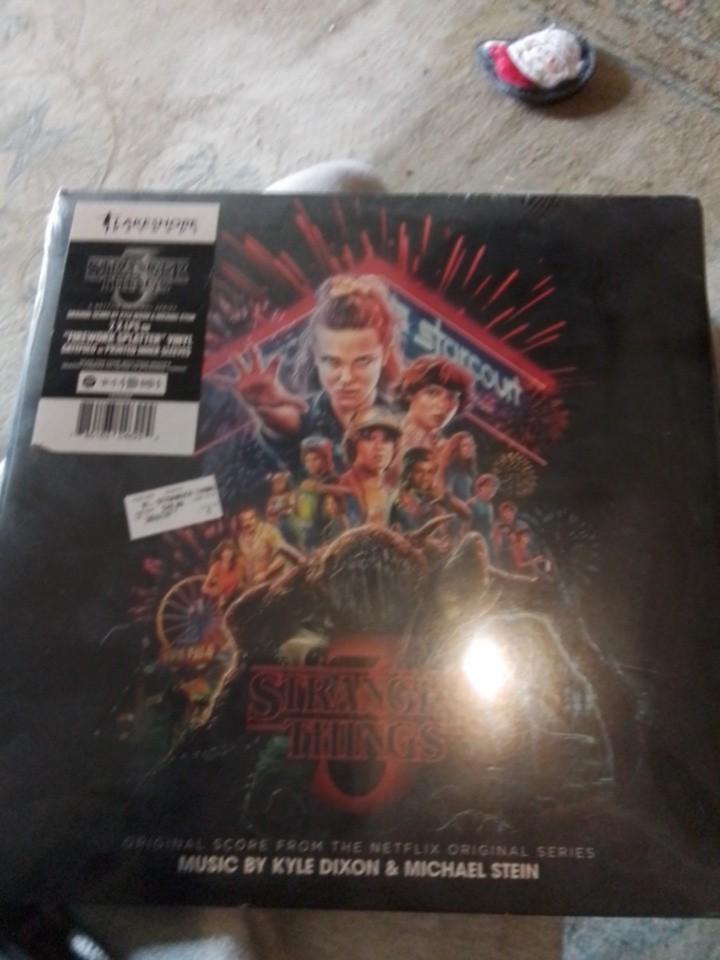 STRANGER THINGS 3 SOUNDTRACK VINYL NEW LIMITED CLEAR W/ FIREWORKS LP NETFLIX A