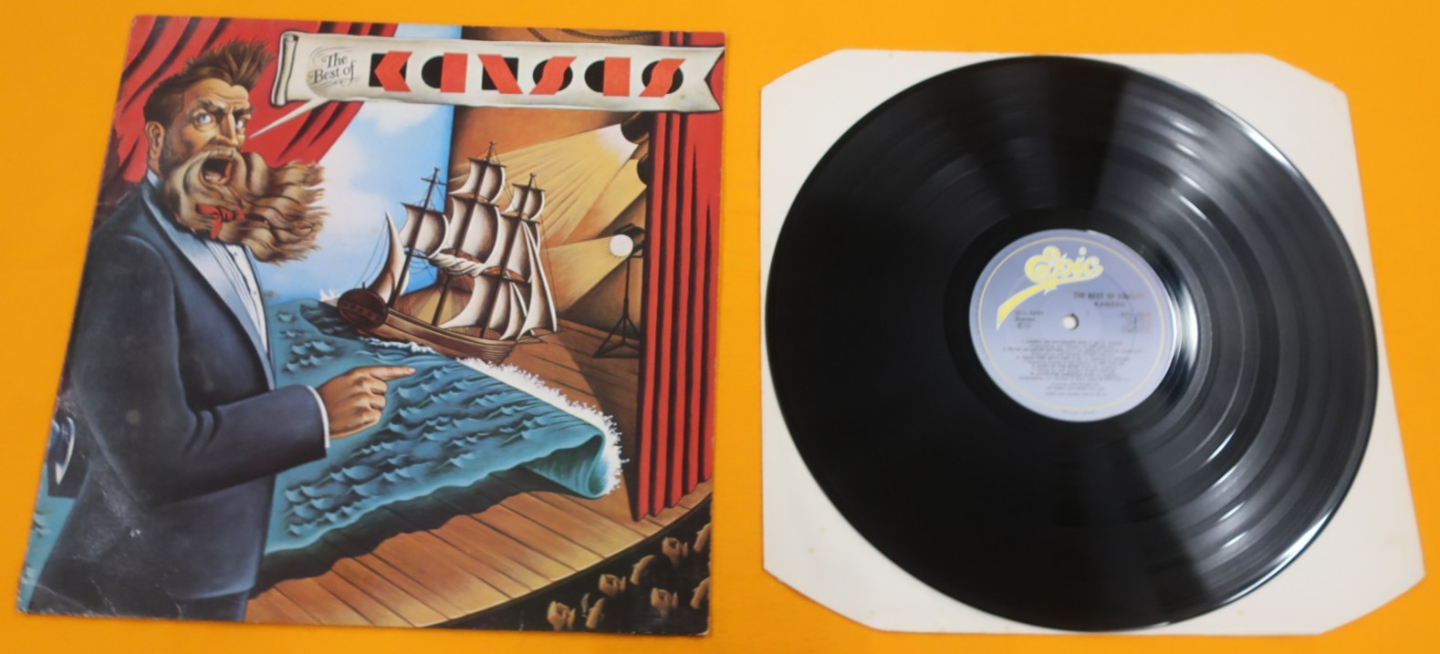 KANSAS The Best Of EPIC LP, Compilation, Stereo EPC 26065 A