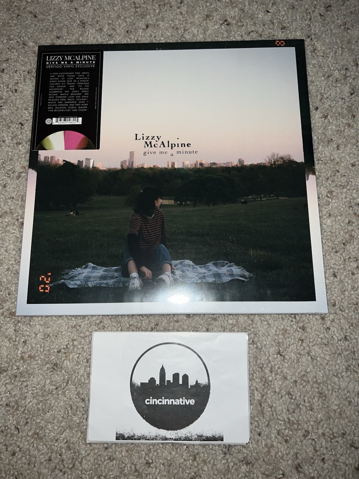 Lizzy McAlpine 'Give Me a Minute' Vertigo Vinyl VV Exclusive /600 SHIPS ASAP A