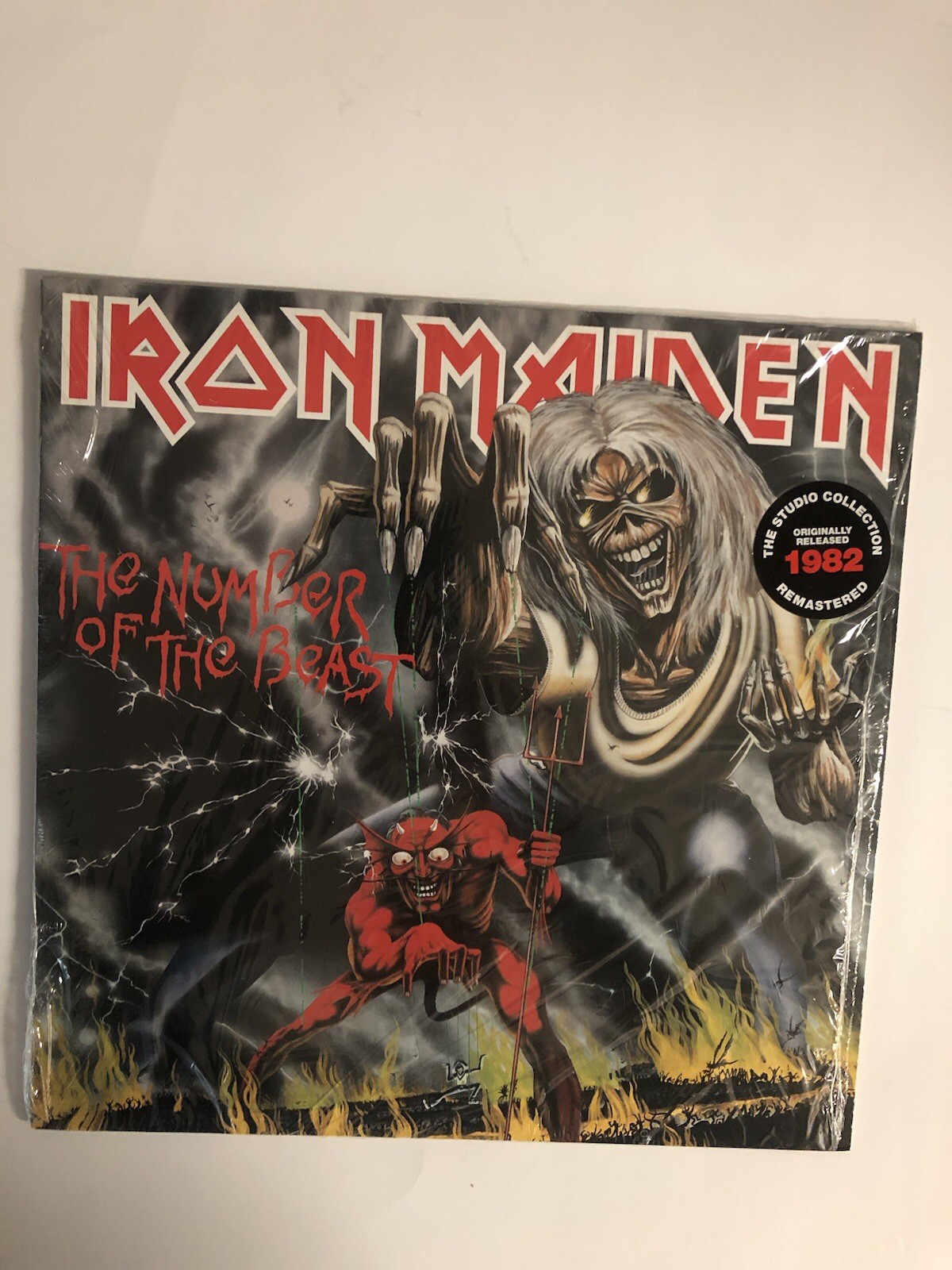 Iron Maiden Number of The Beast 180g 2014 Remaster Vinyl New Mint A