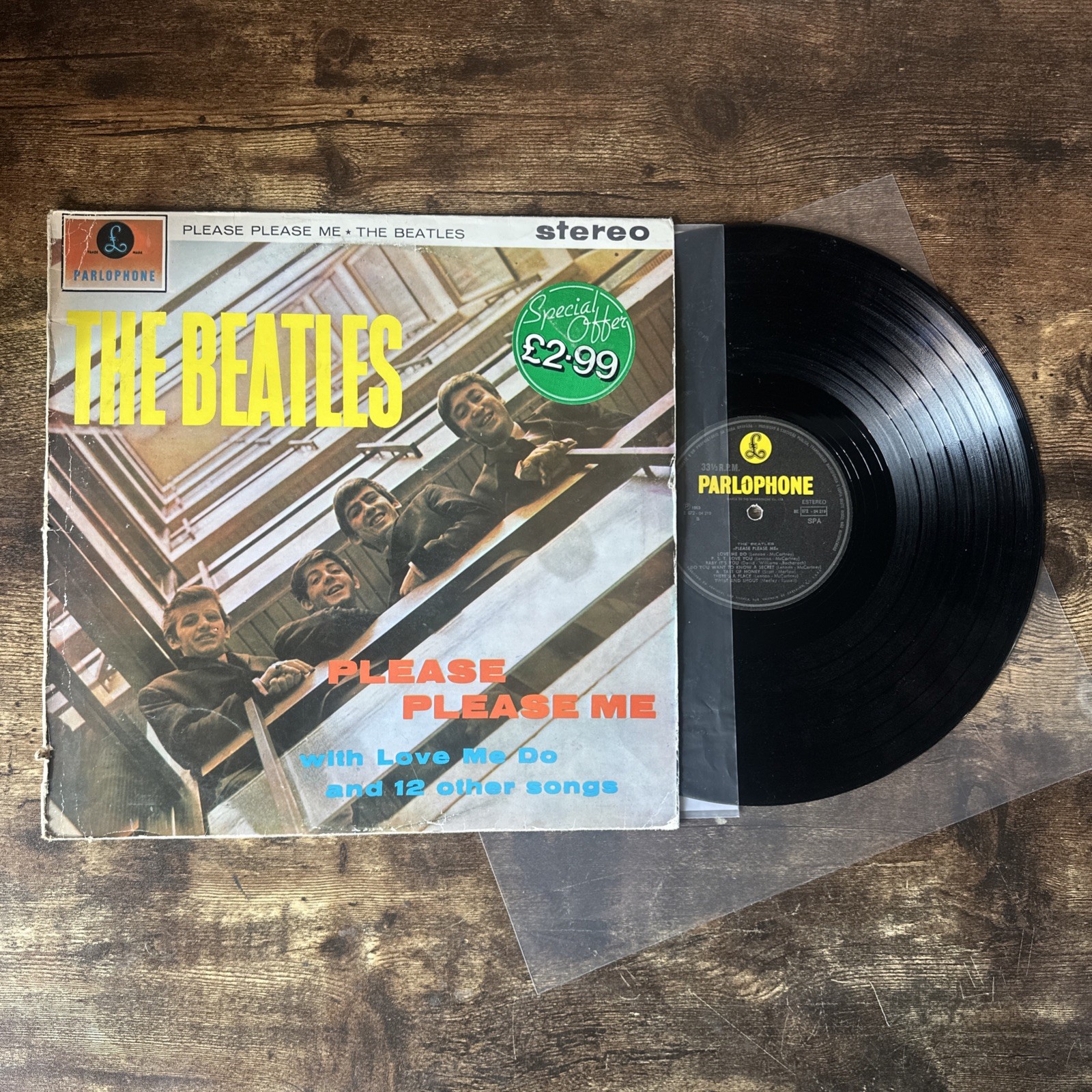 THE BEATLES Please Please Me LP 1977 PARLOPHONE Made In Germany A
